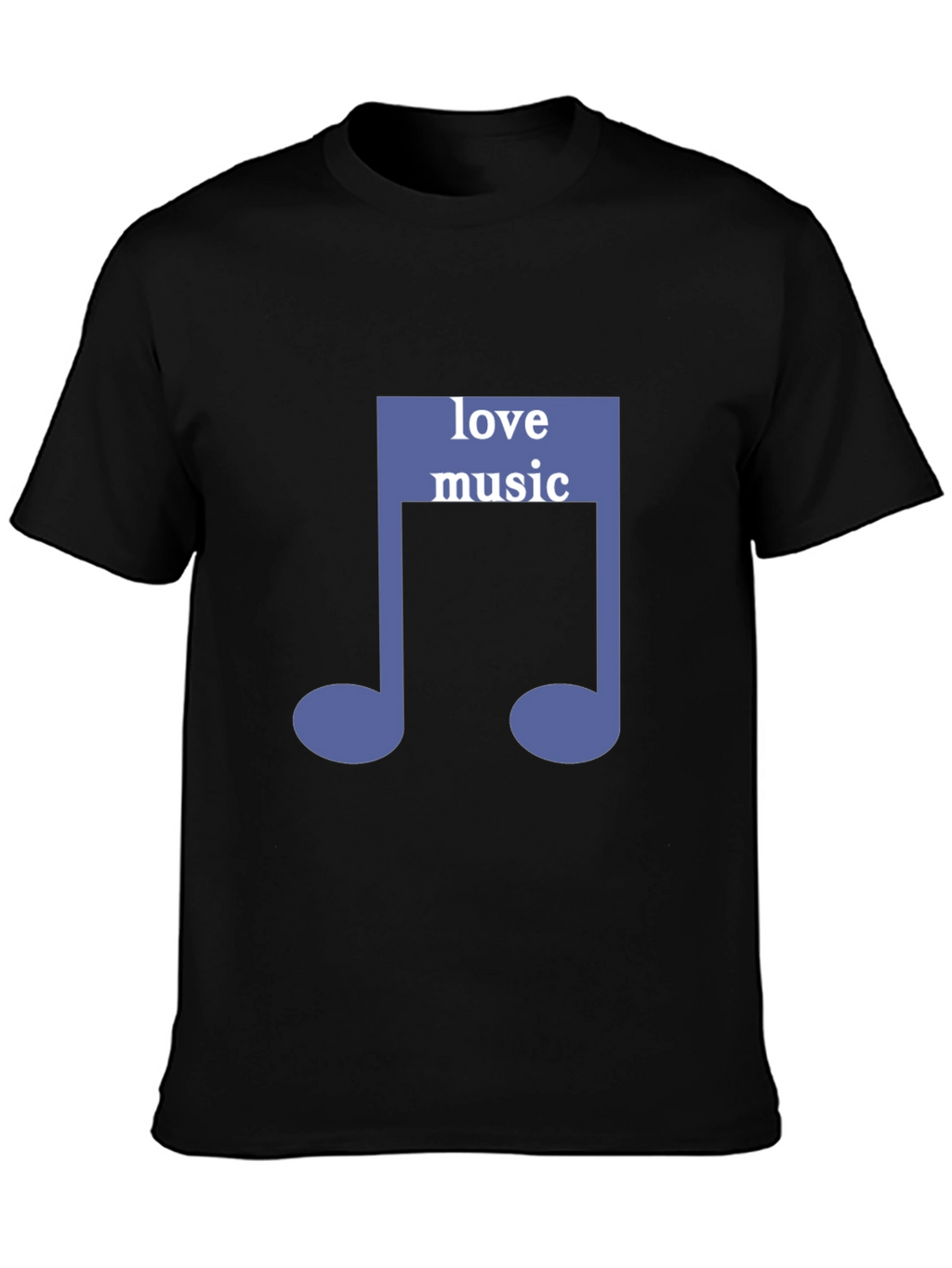 Love Music Tee - Stylish Graphic Note T-Shirt