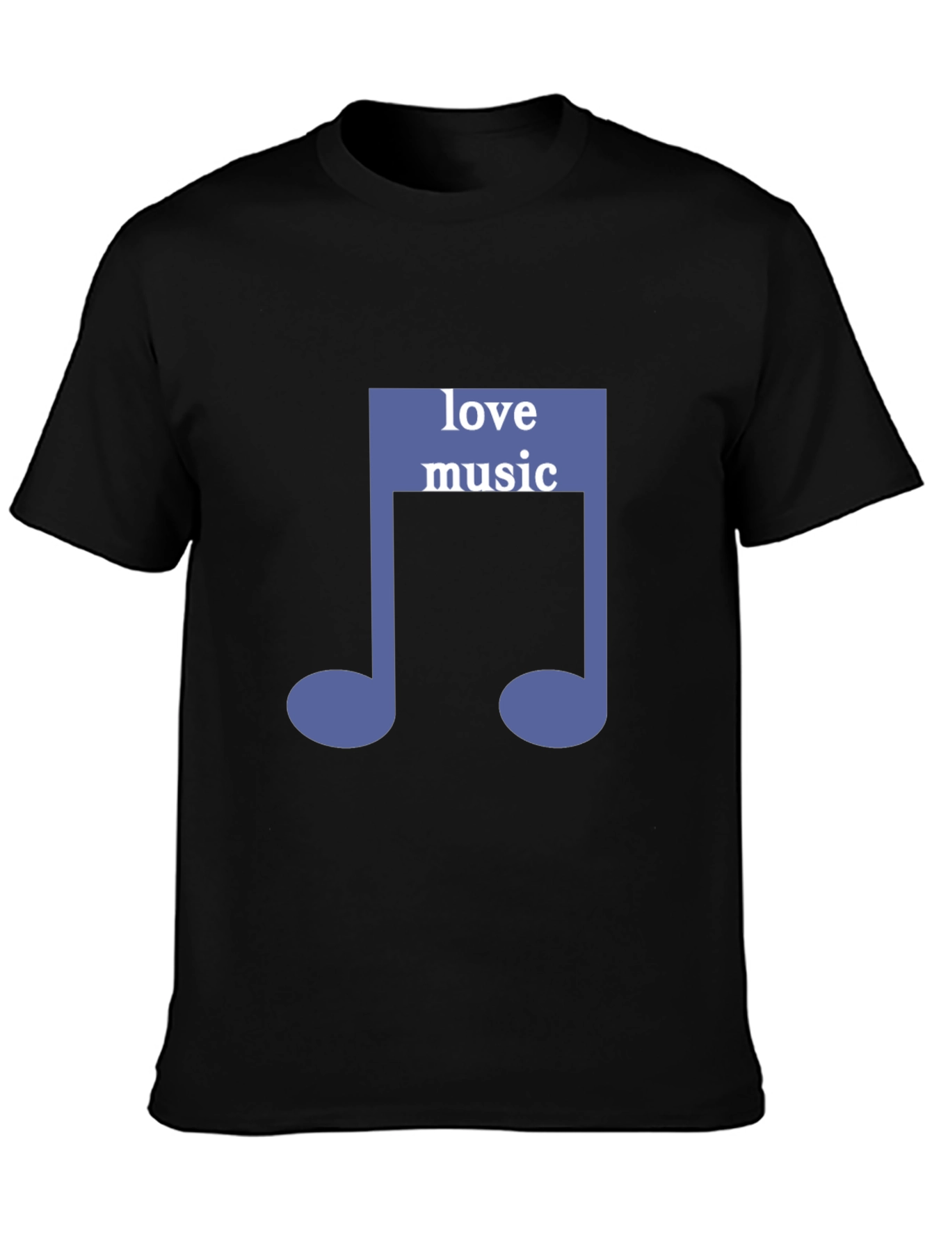 Love Music Tee - Stylish Graphic Note T-Shirt