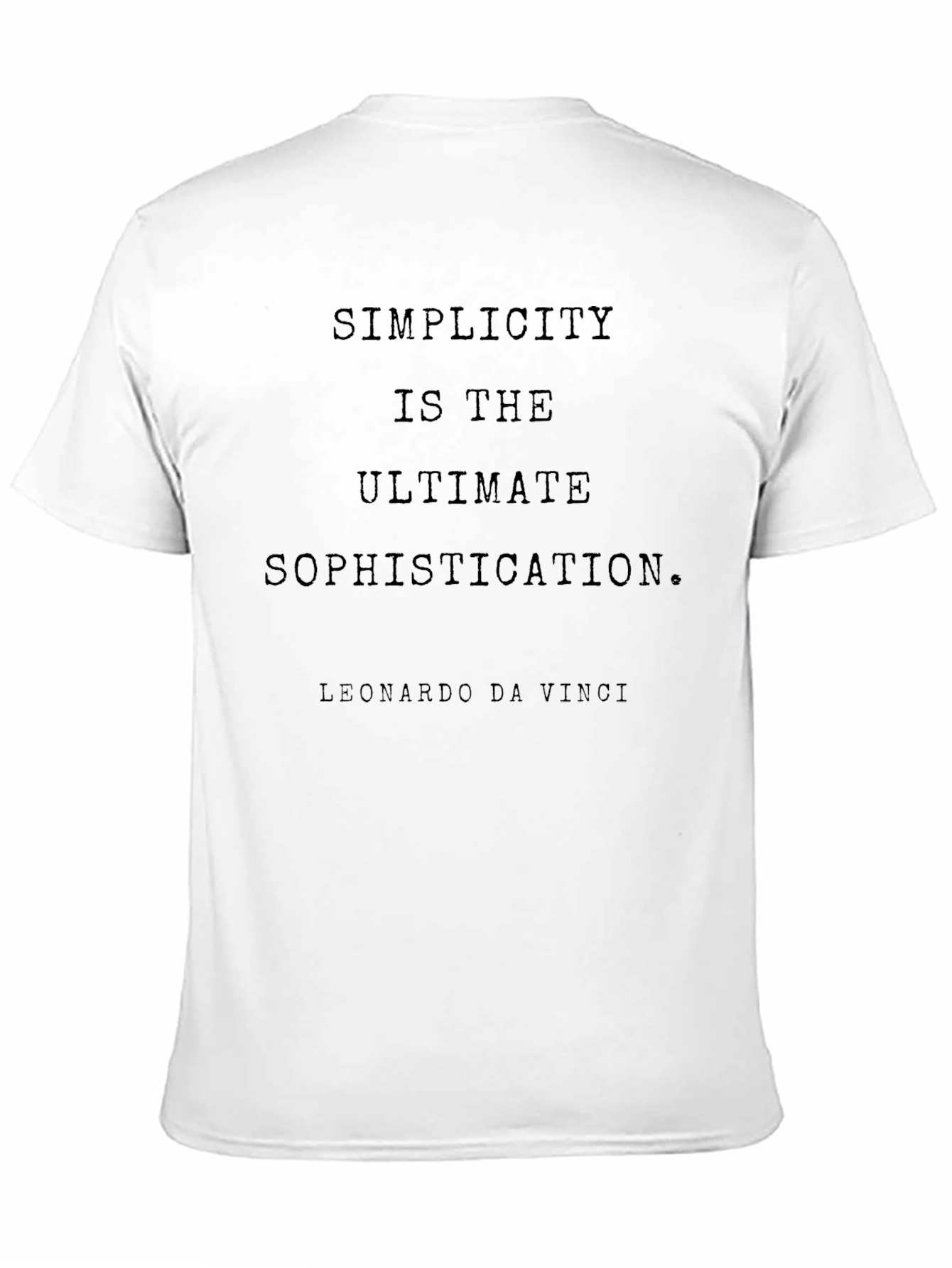 Leonardo Da Vinci Simplicity T-Shirt
