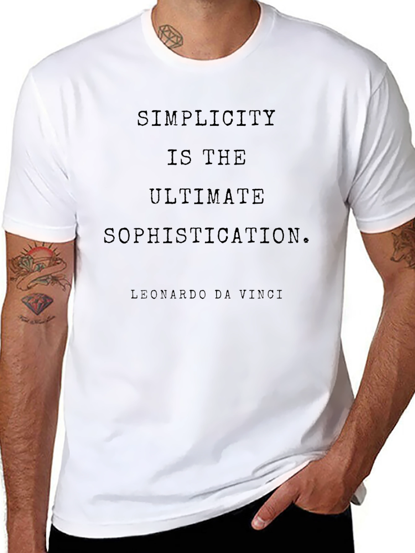 Leonardo Da Vinci Simplicity T-Shirt