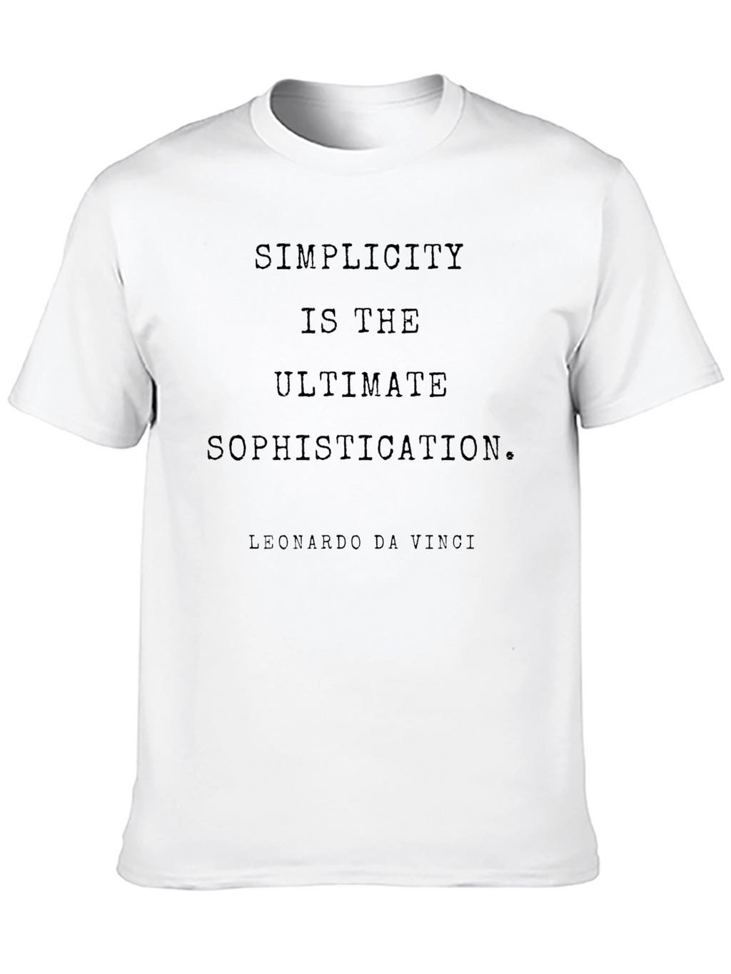 Leonardo Da Vinci Simplicity T-Shirt