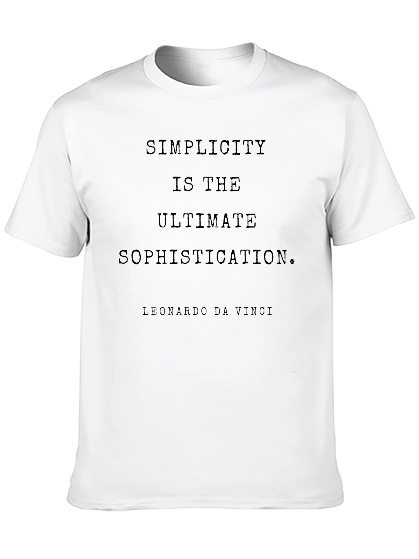 Leonardo Da Vinci Simplicity T-Shirt