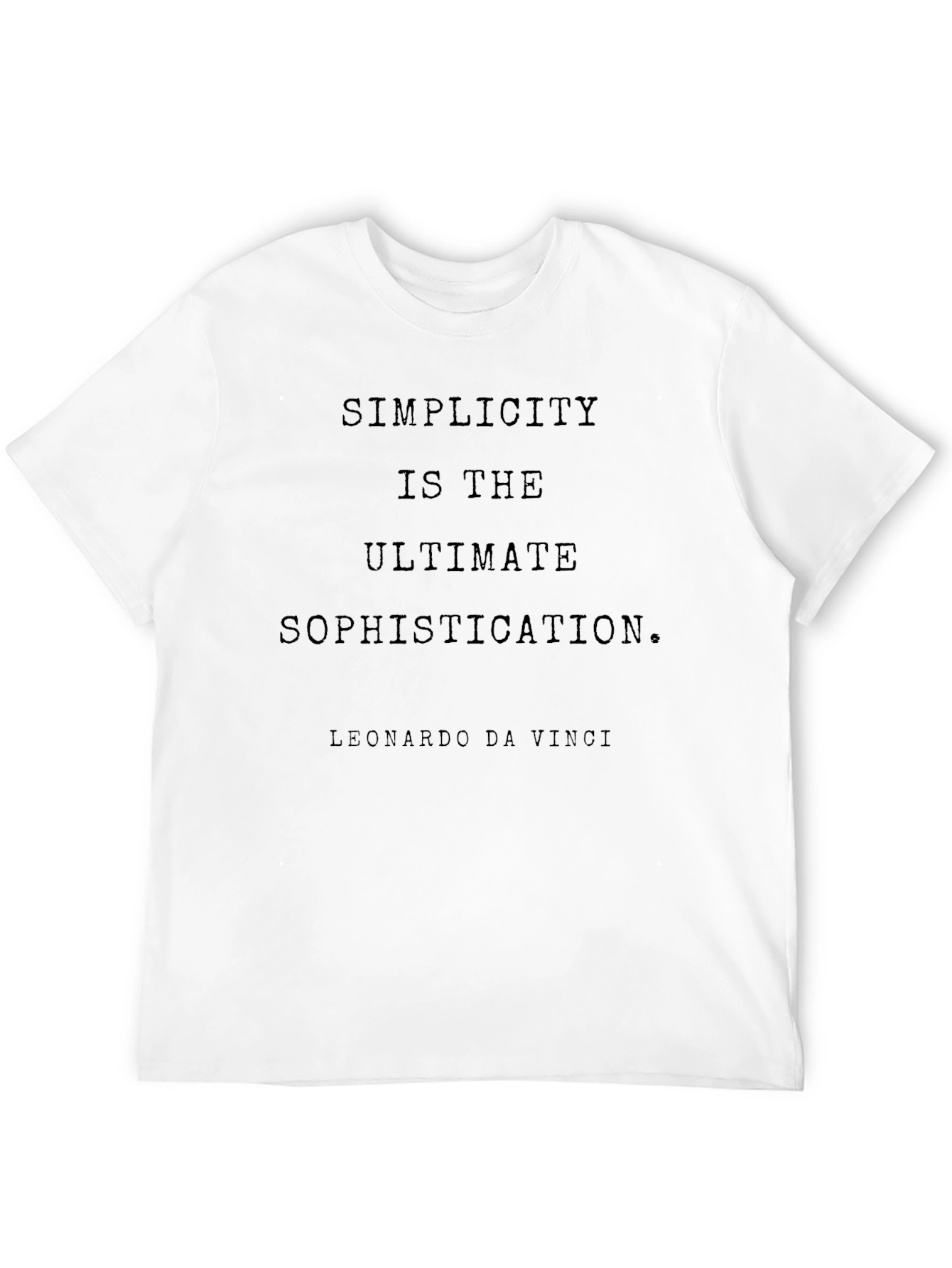 Leonardo Da Vinci Simplicity T-Shirt