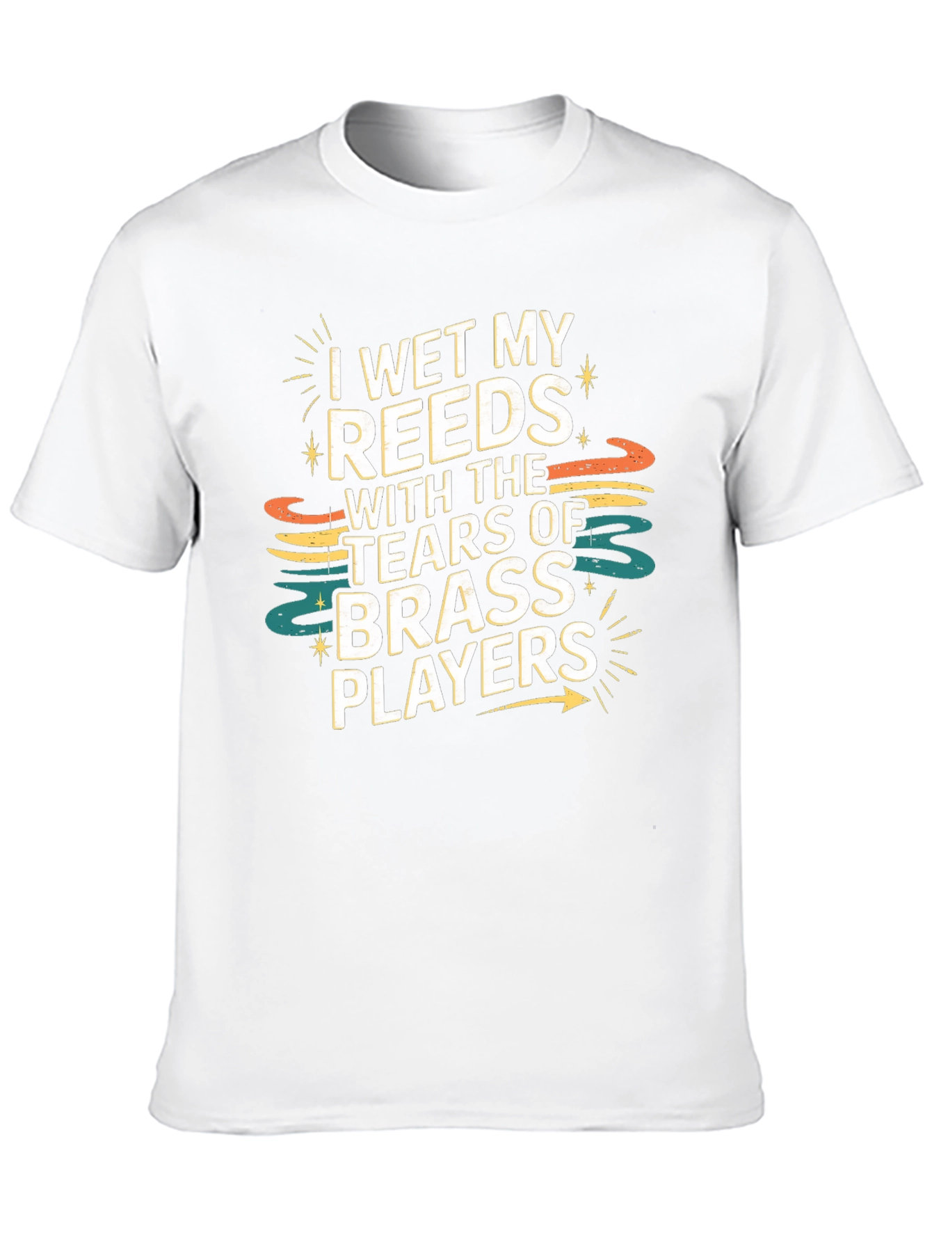 Humorous Musician T-Shirt: I Wet My Reeds