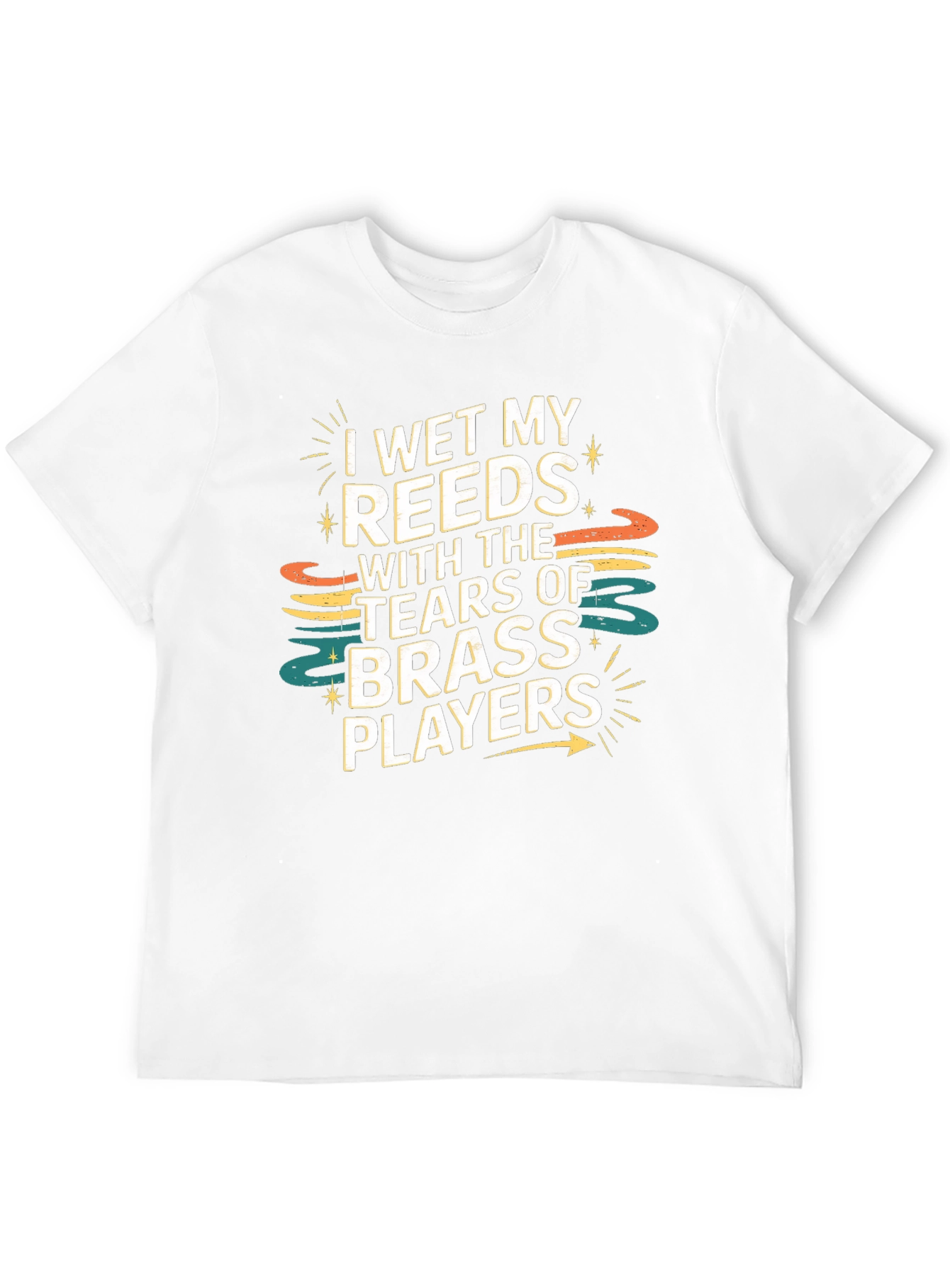 Humorous Musician T-Shirt: I Wet My Reeds