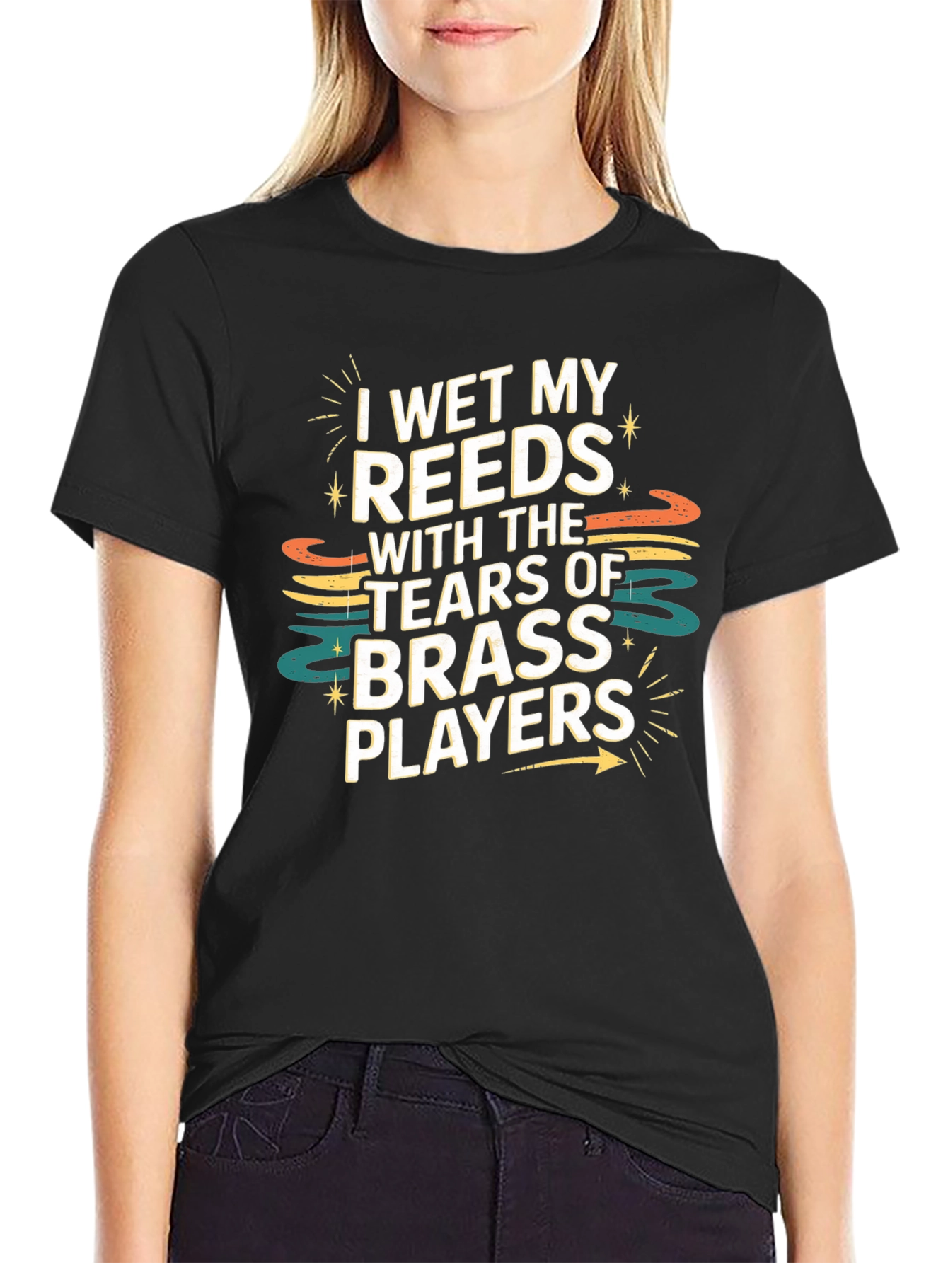 Humorous Musician T-Shirt: I Wet My Reeds