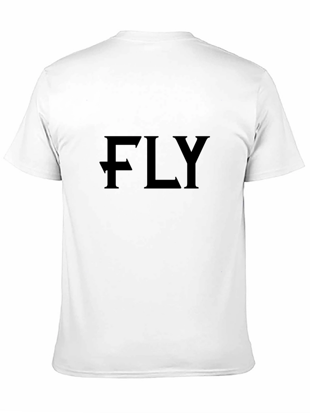 FLY Graphic Print Black T-Shirt
