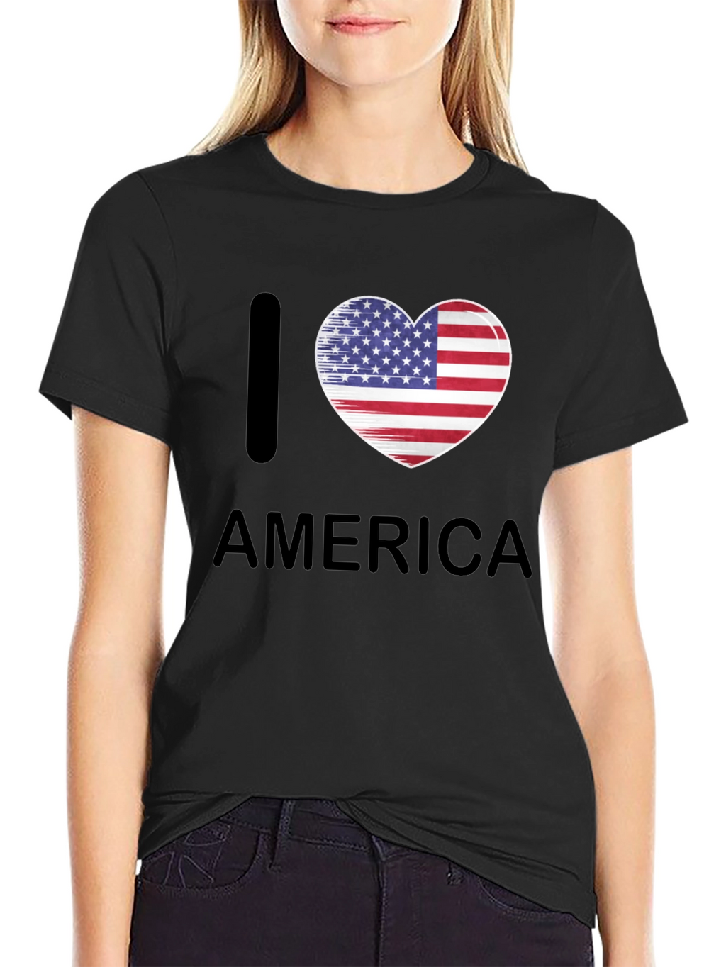 I Heart America Patriotic T-Shirt