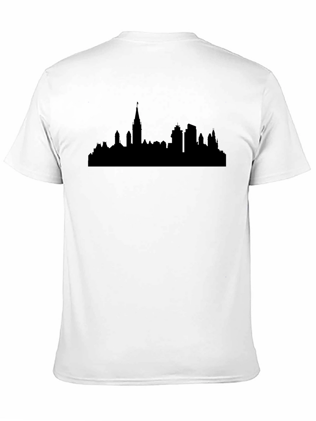 Ottawa Skyline T-Shirt - Black Graphic Tee