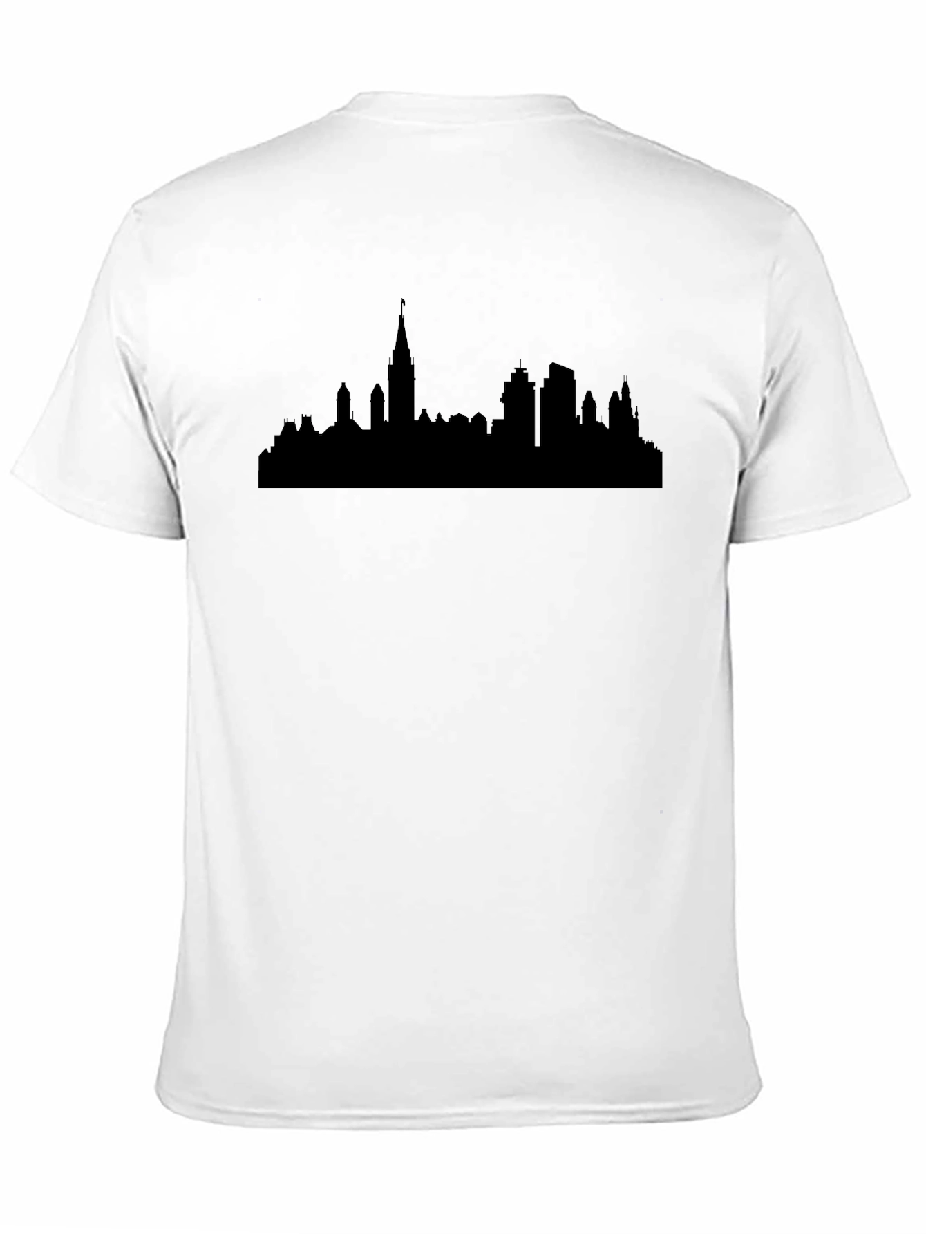 Ottawa Skyline T-Shirt - Black Graphic Tee