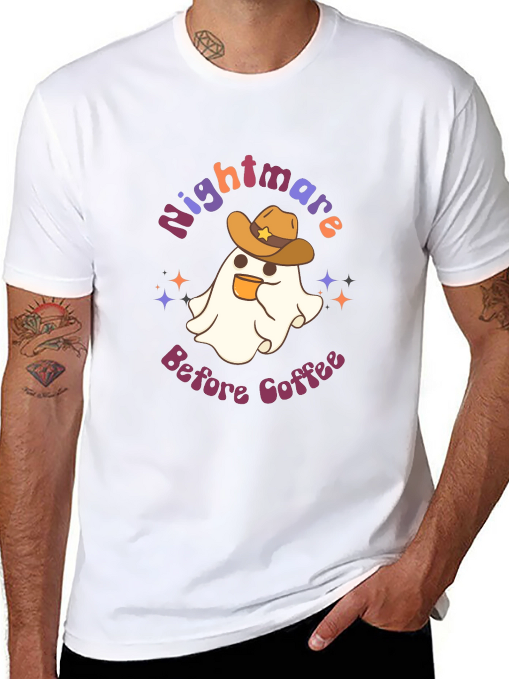 Nightmare Before Coffee Graphic T-Shirt