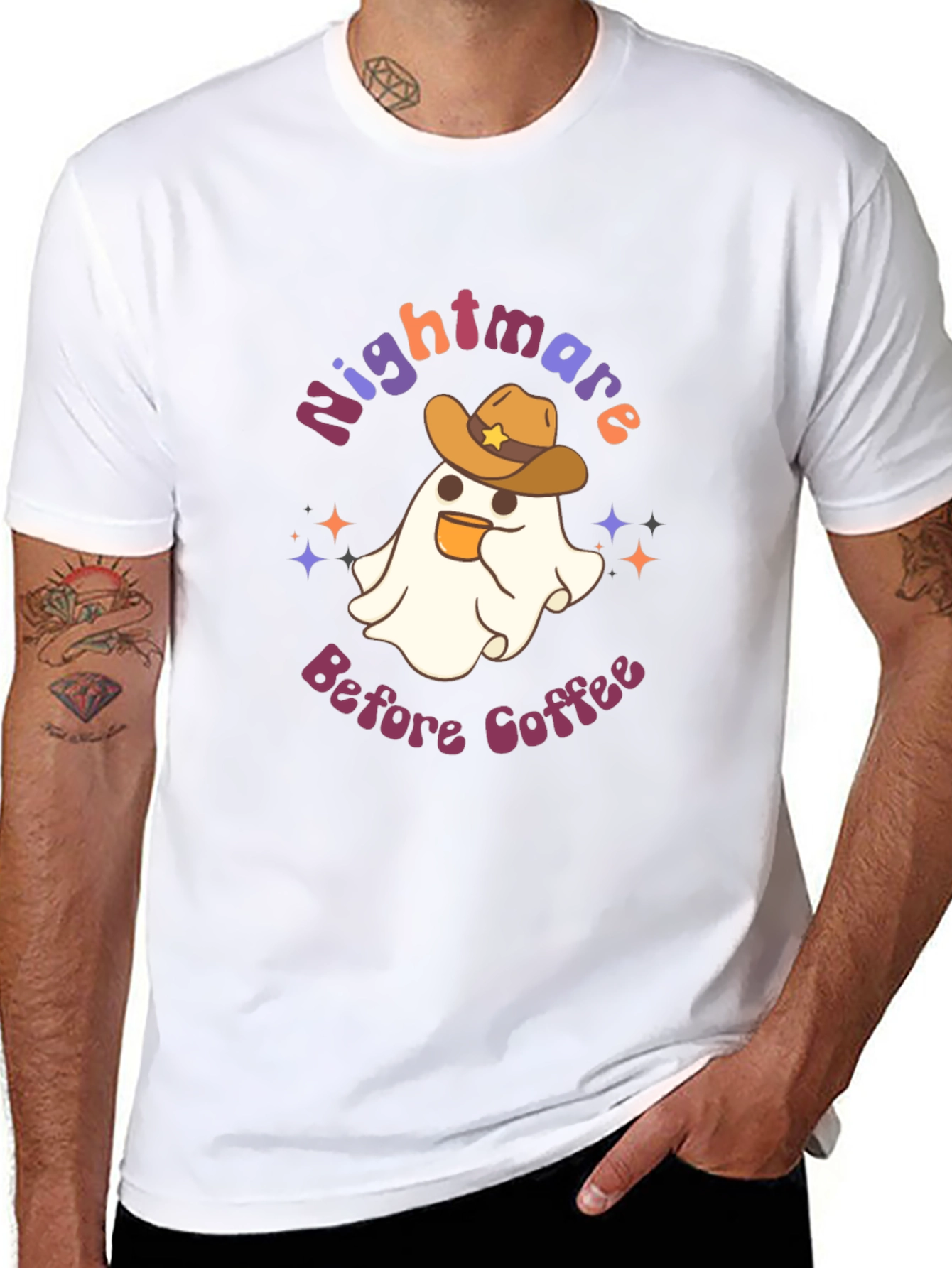 Nightmare Before Coffee Graphic T-Shirt
