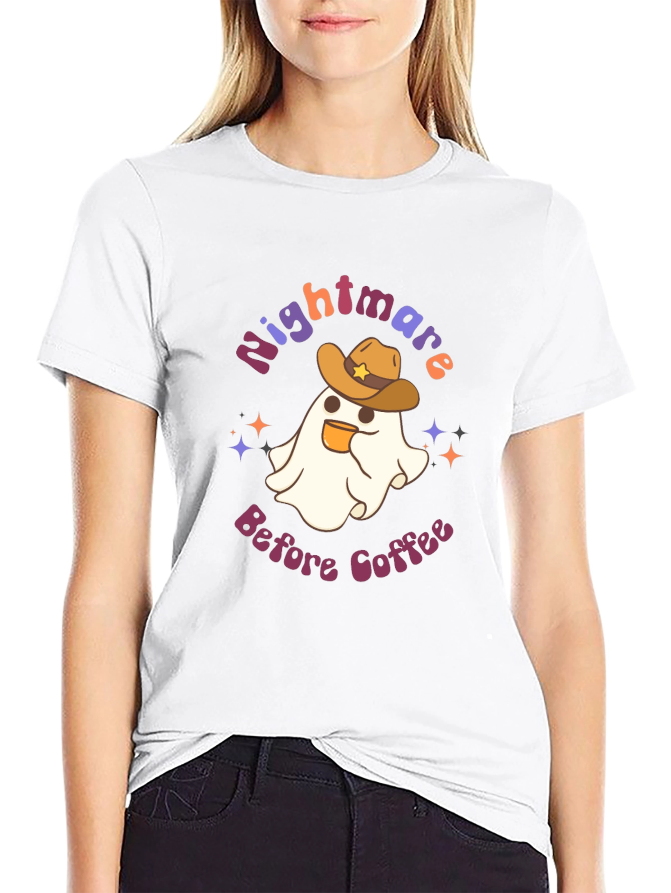 Nightmare Before Coffee Graphic T-Shirt