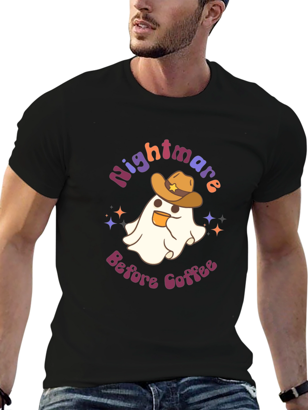 Nightmare Before Coffee Graphic T-Shirt