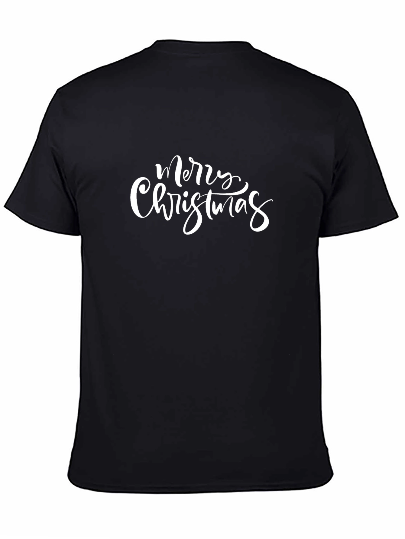 Merry Christmas Graphic T-Shirt - Black