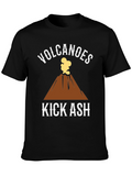 Volcanoes Kick Ash Graphic T-Shirt