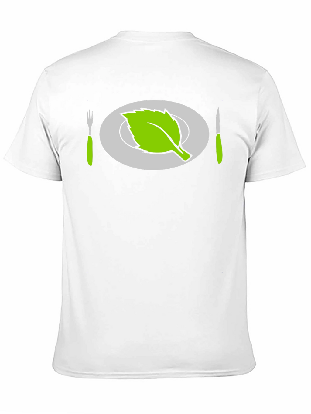 Vegan T-Shirt - Leaf Plate Graphic Tee