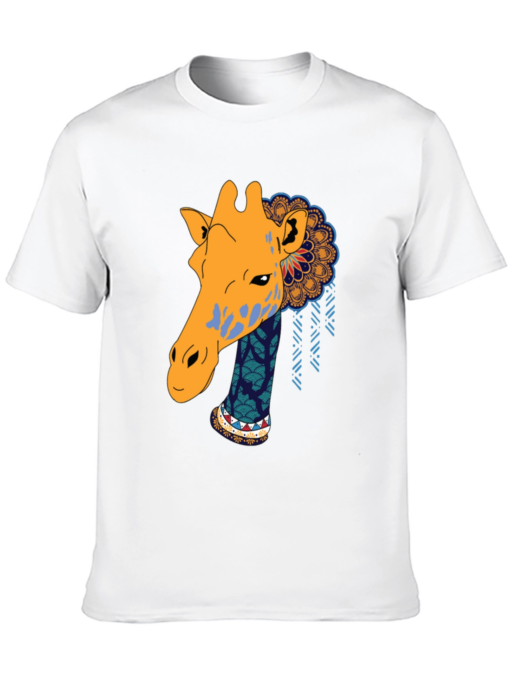 Giraffe Graphic Tee - Unique Animal Design