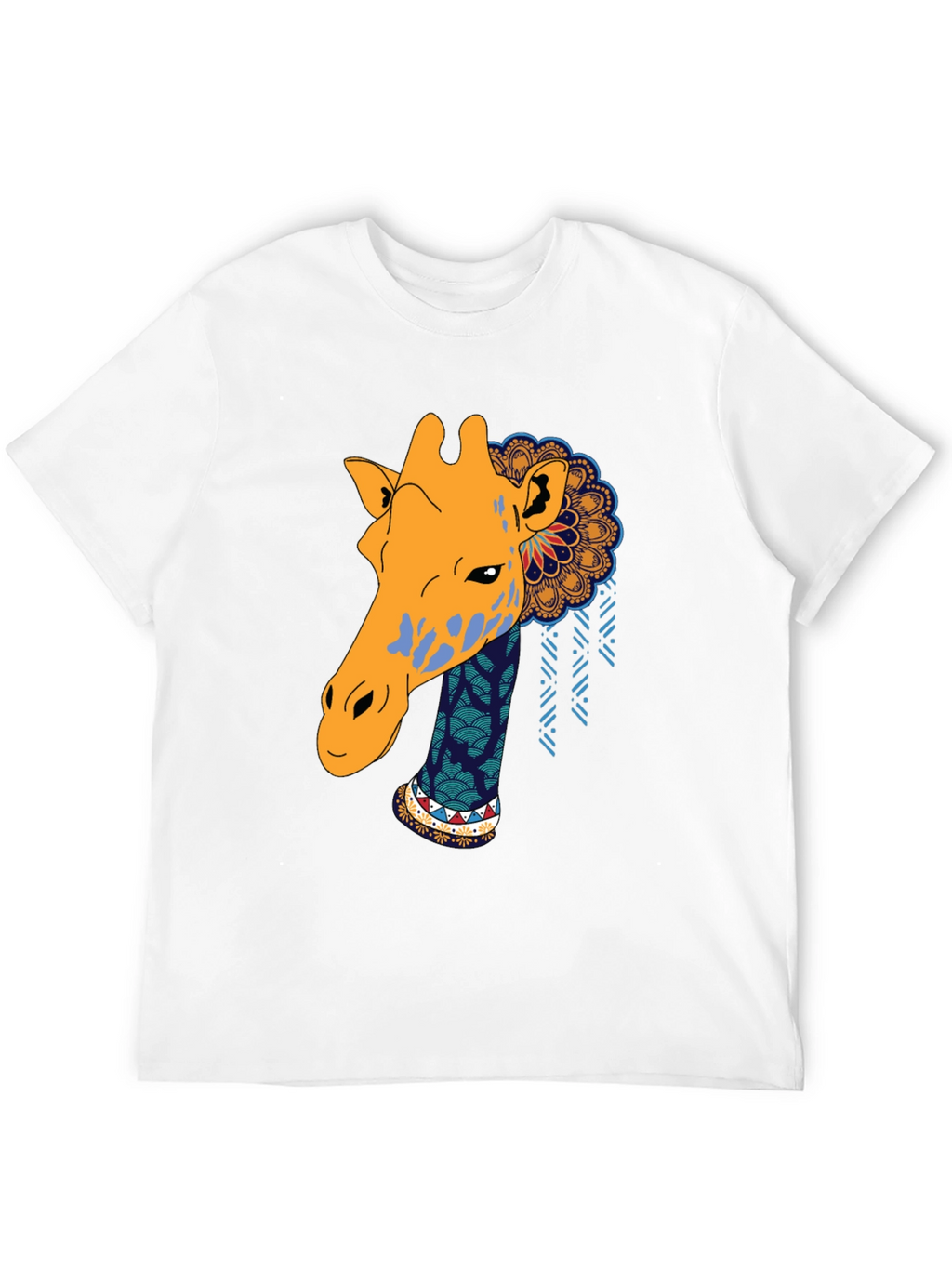 Giraffe Graphic Tee - Unique Animal Design
