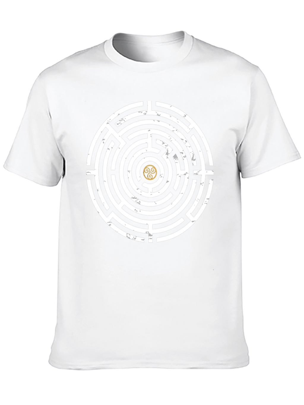 Maze Graphic Tee - Classic Black Cotton