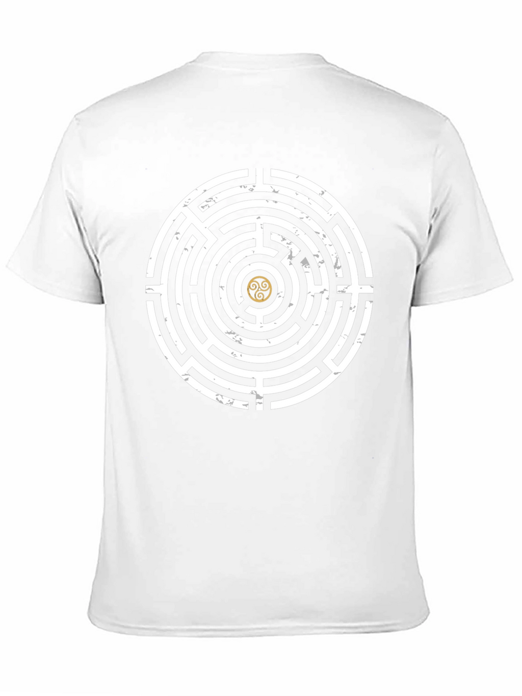 Maze Graphic Tee - Classic Black Cotton