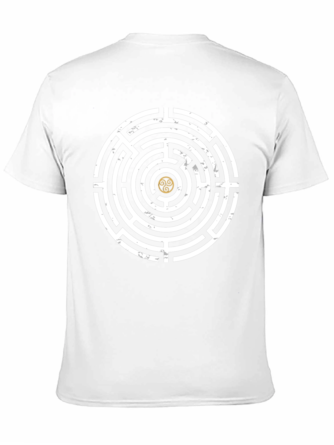 Maze Graphic Tee - Classic Black Cotton