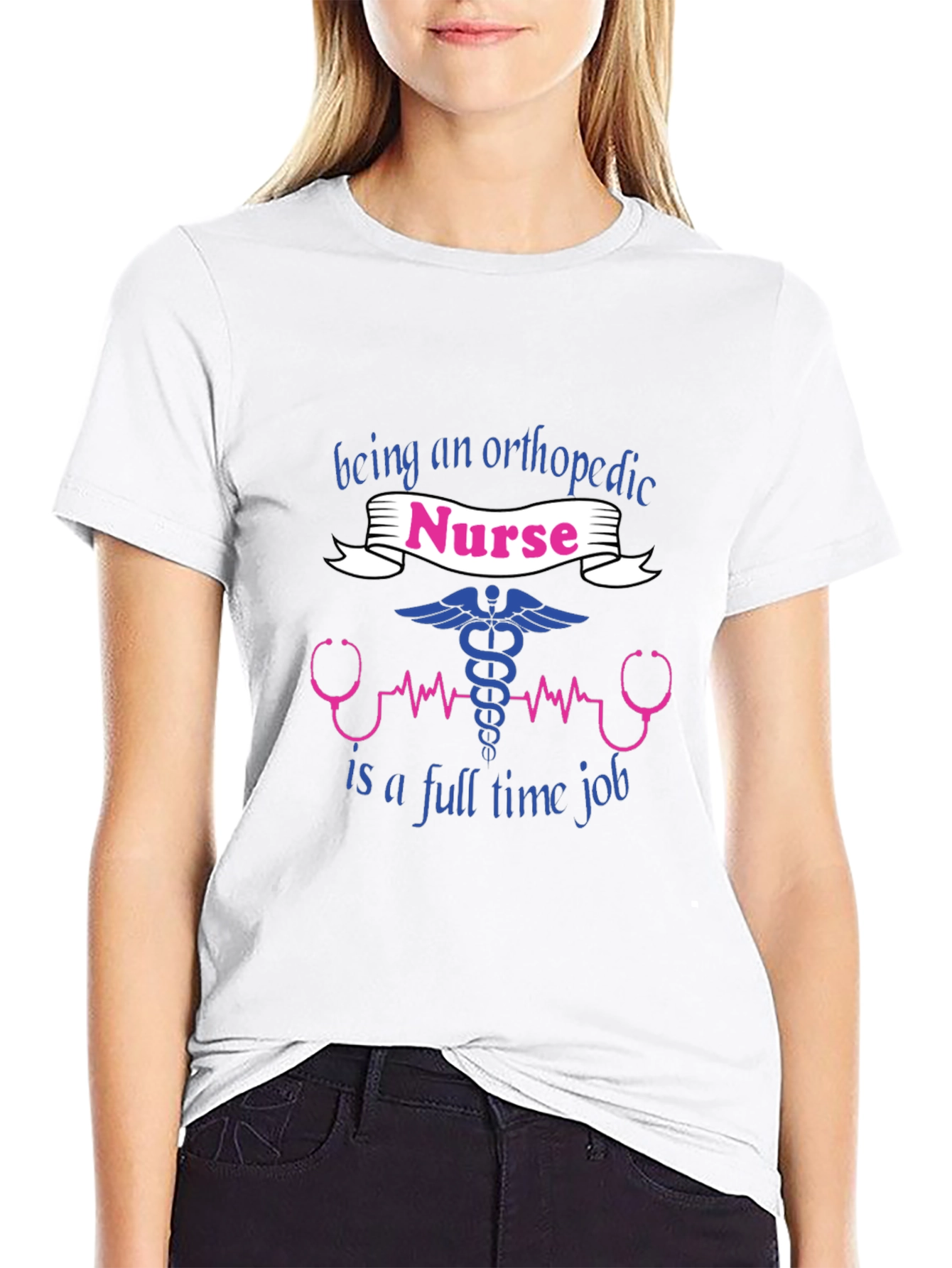 Orthopedic Nurse T-Shirt - Full Time Job Tee