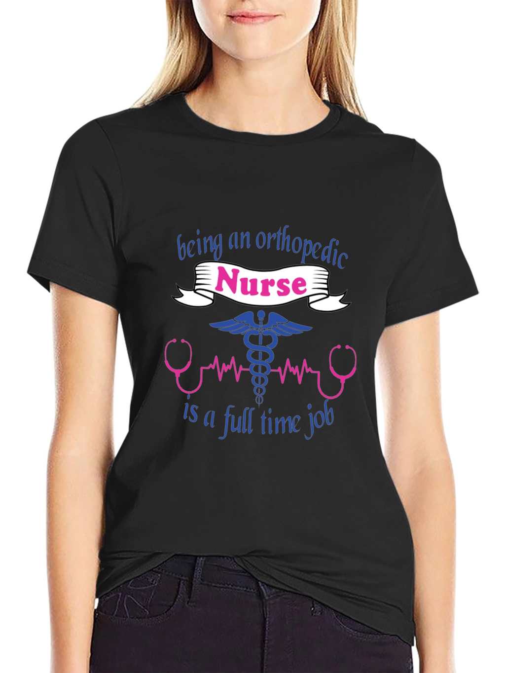 Orthopedic Nurse T-Shirt - Full Time Job Tee