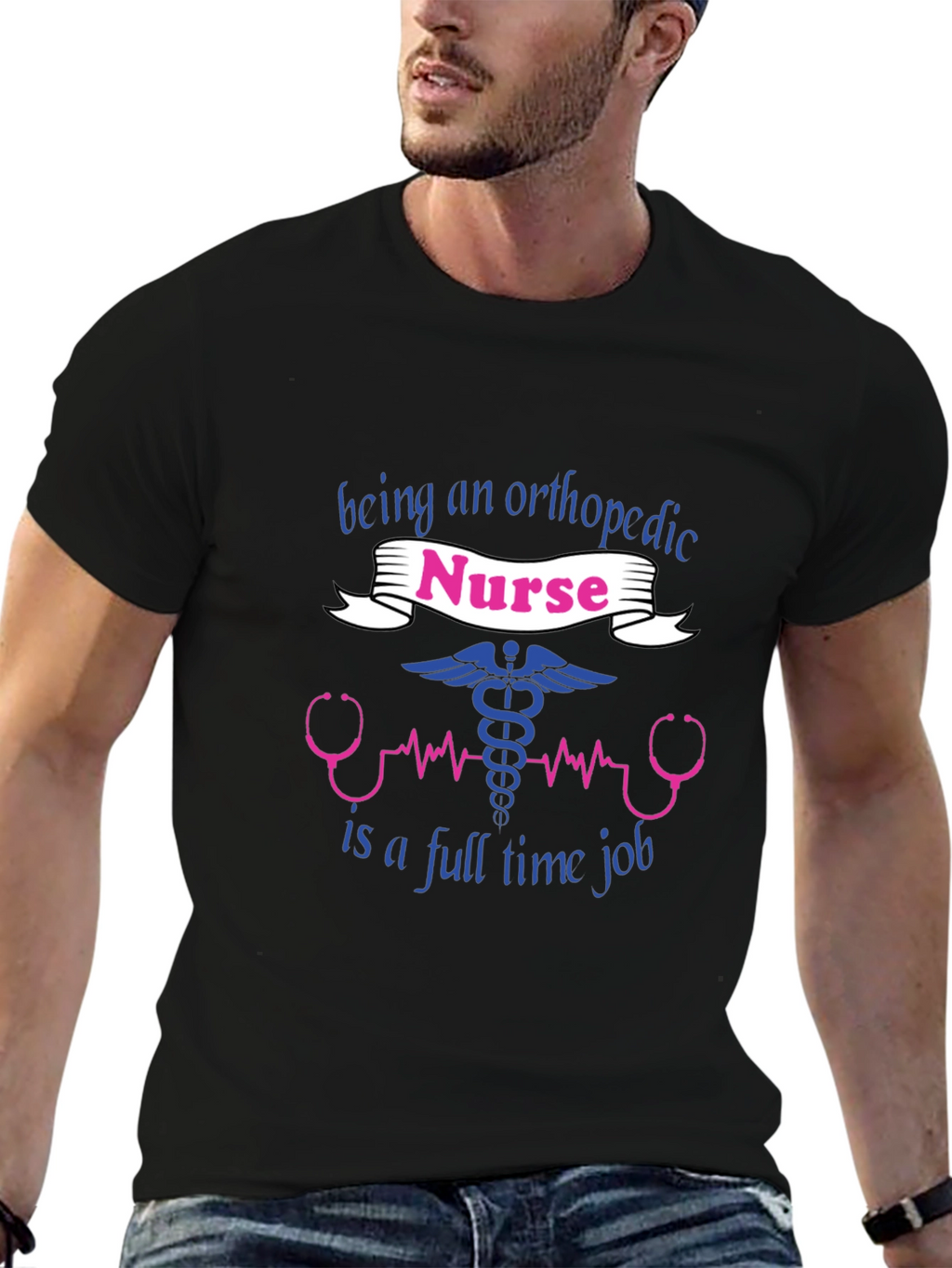 Orthopedic Nurse T-Shirt - Full Time Job Tee