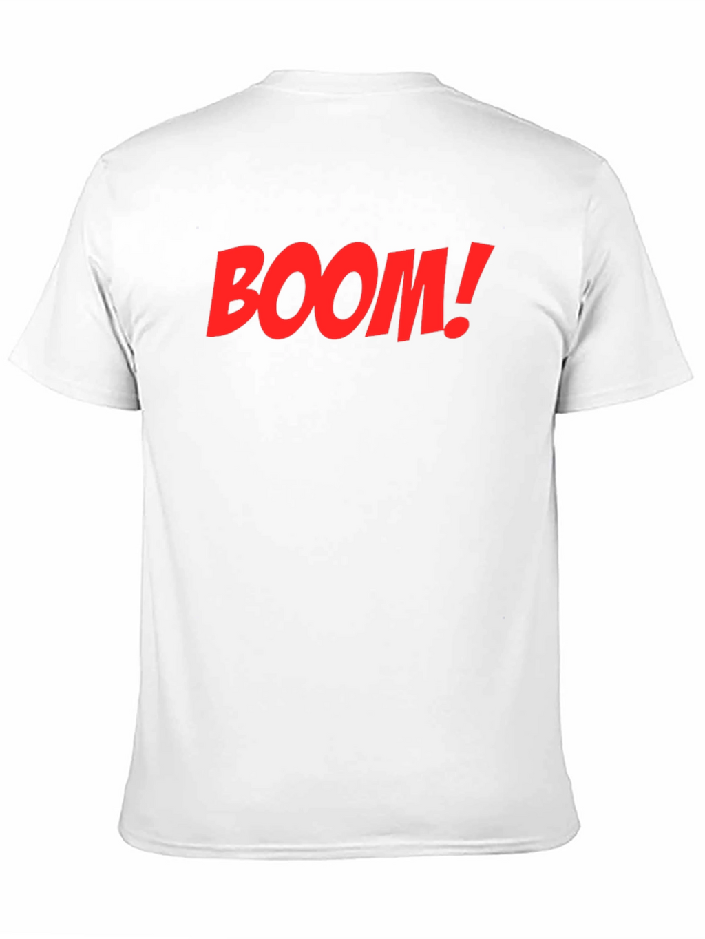 BOOM! Graphic Print Crew Neck T-Shirt