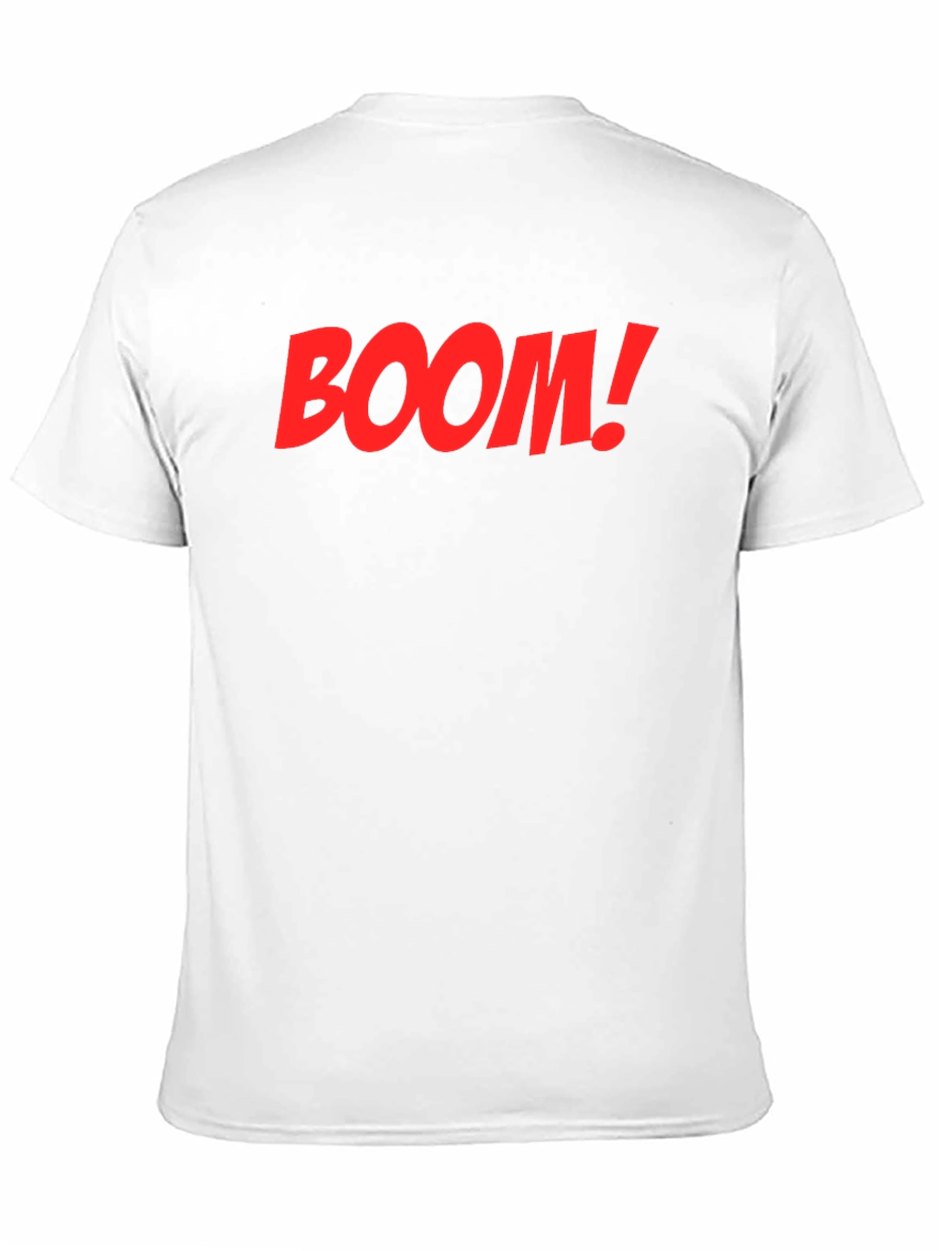 BOOM! Graphic Print Crew Neck T-Shirt