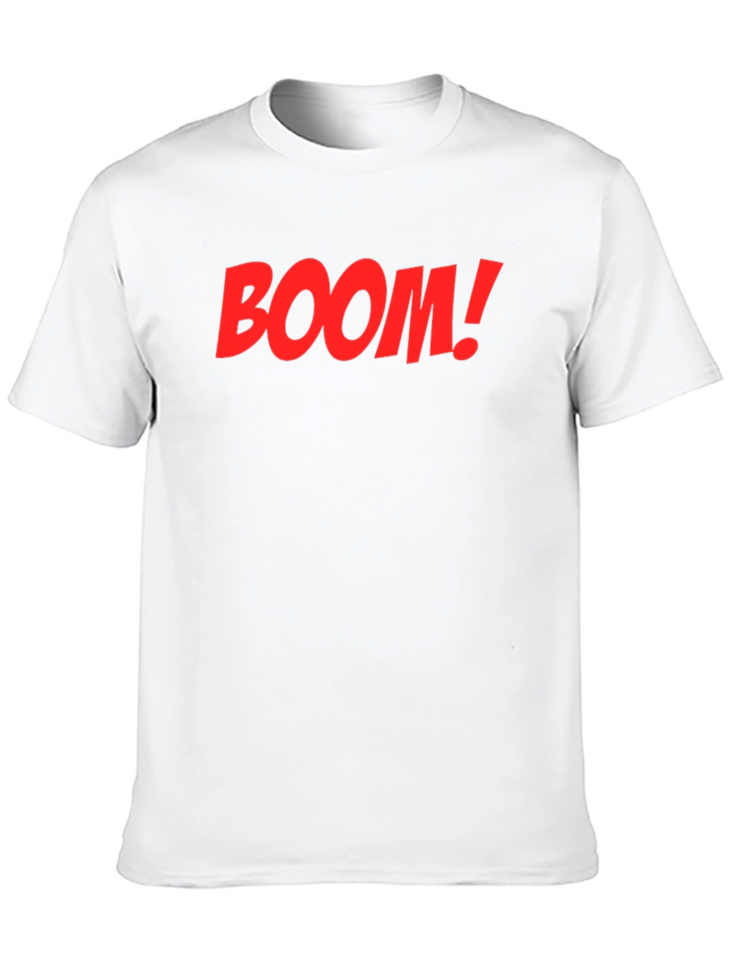 BOOM! Graphic Print Crew Neck T-Shirt