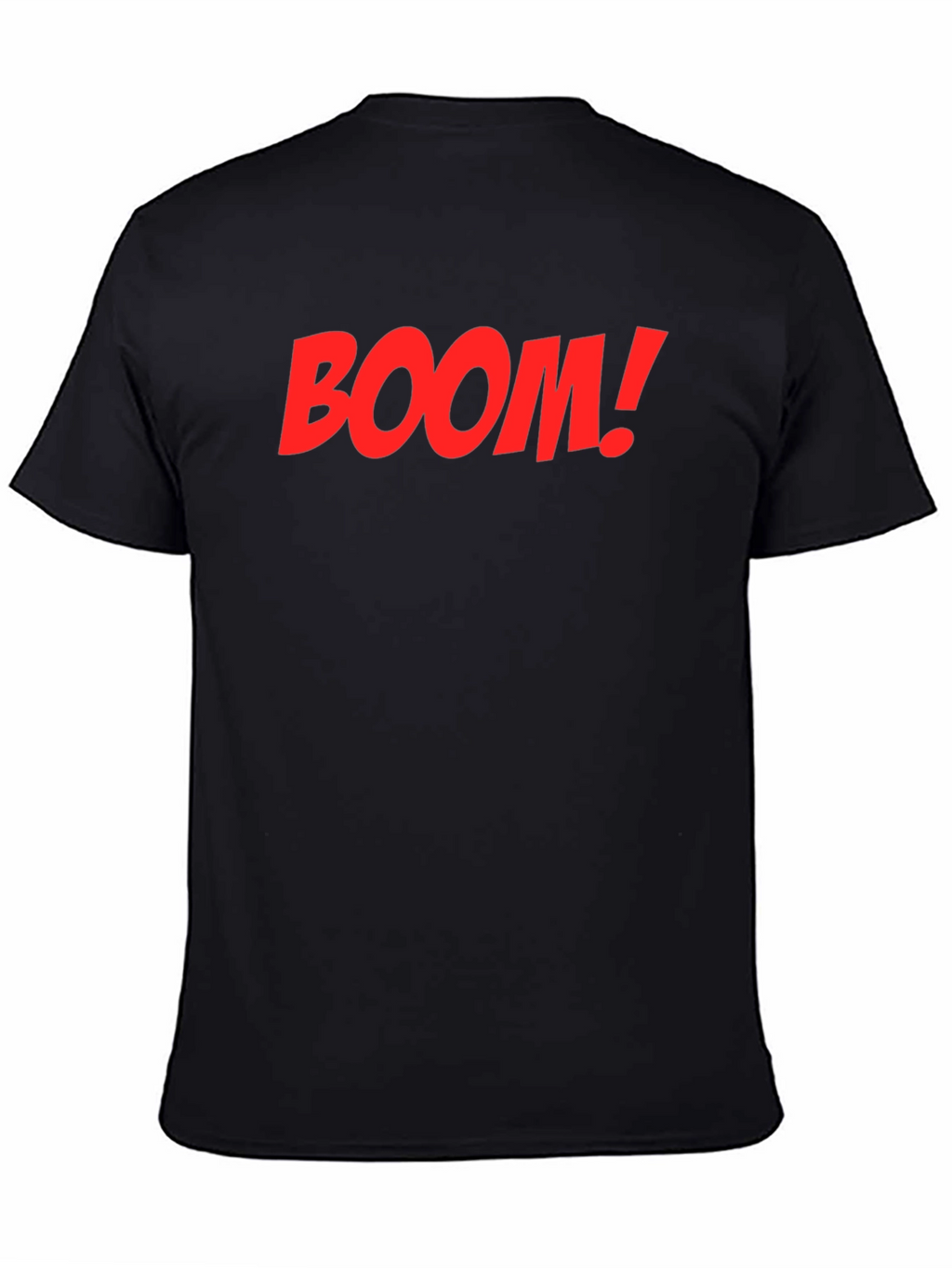 BOOM! Graphic Print Crew Neck T-Shirt