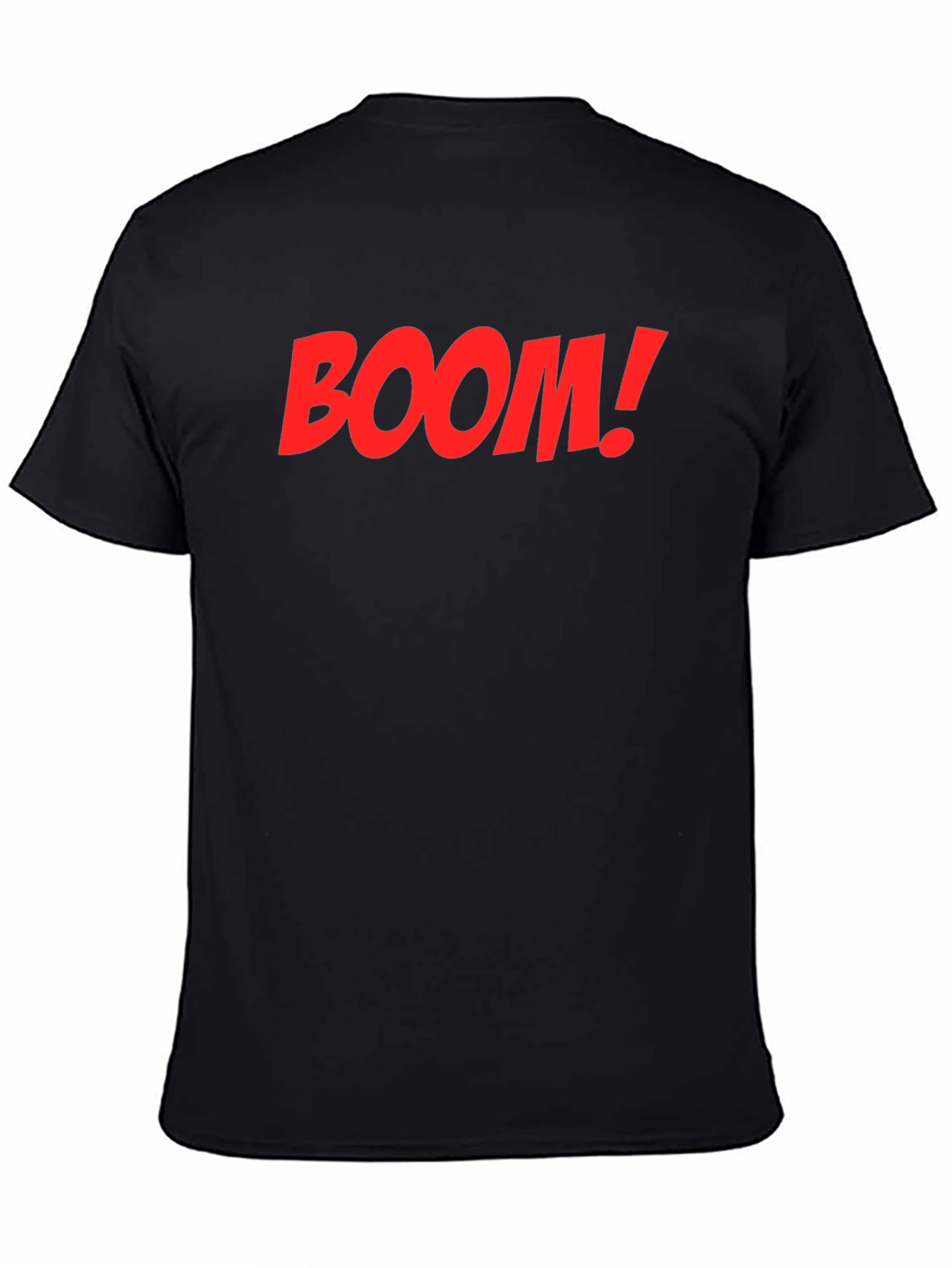 BOOM! Graphic Print Crew Neck T-Shirt