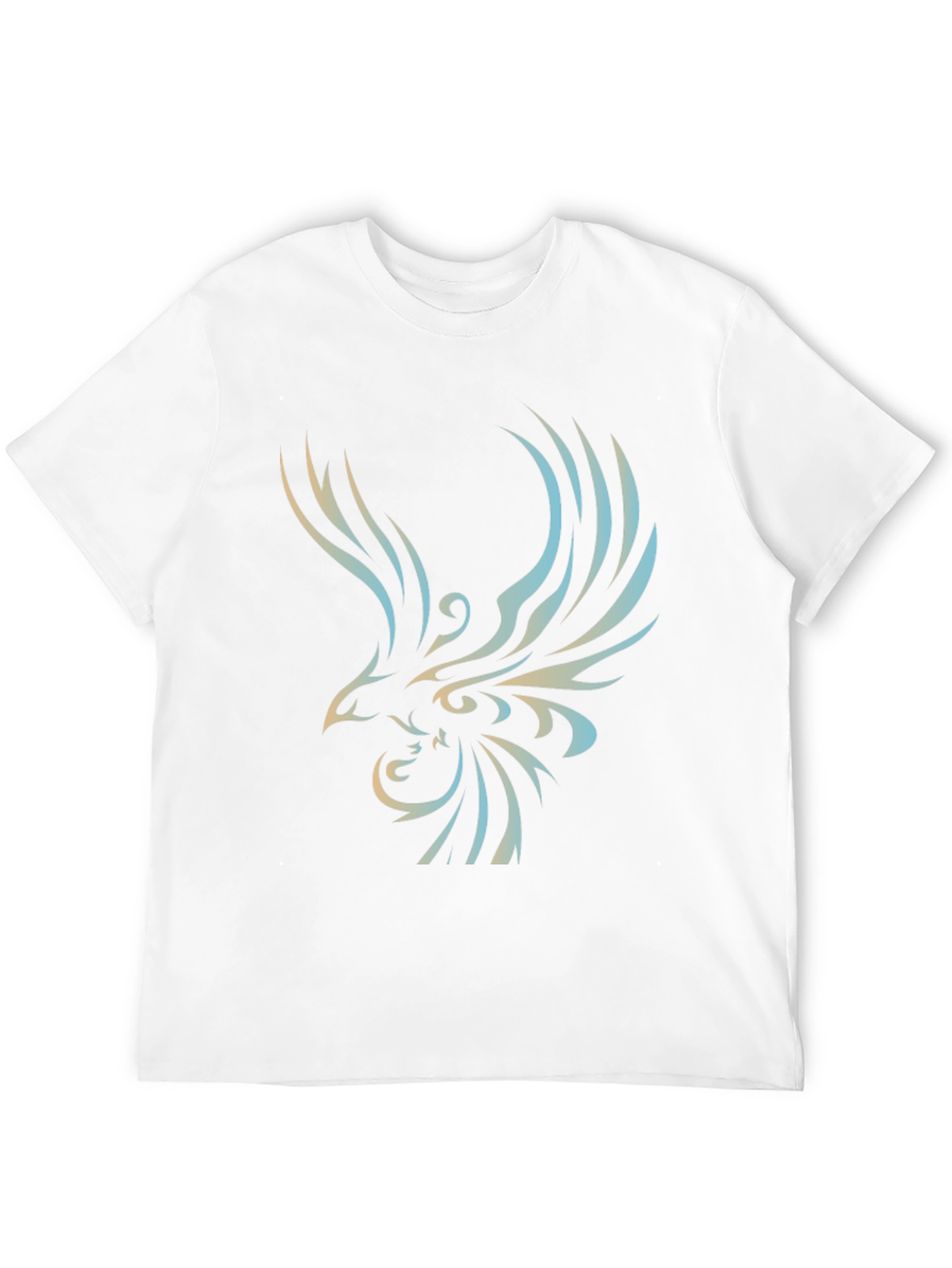 Tribal Eagle Graphic Black T-Shirt
