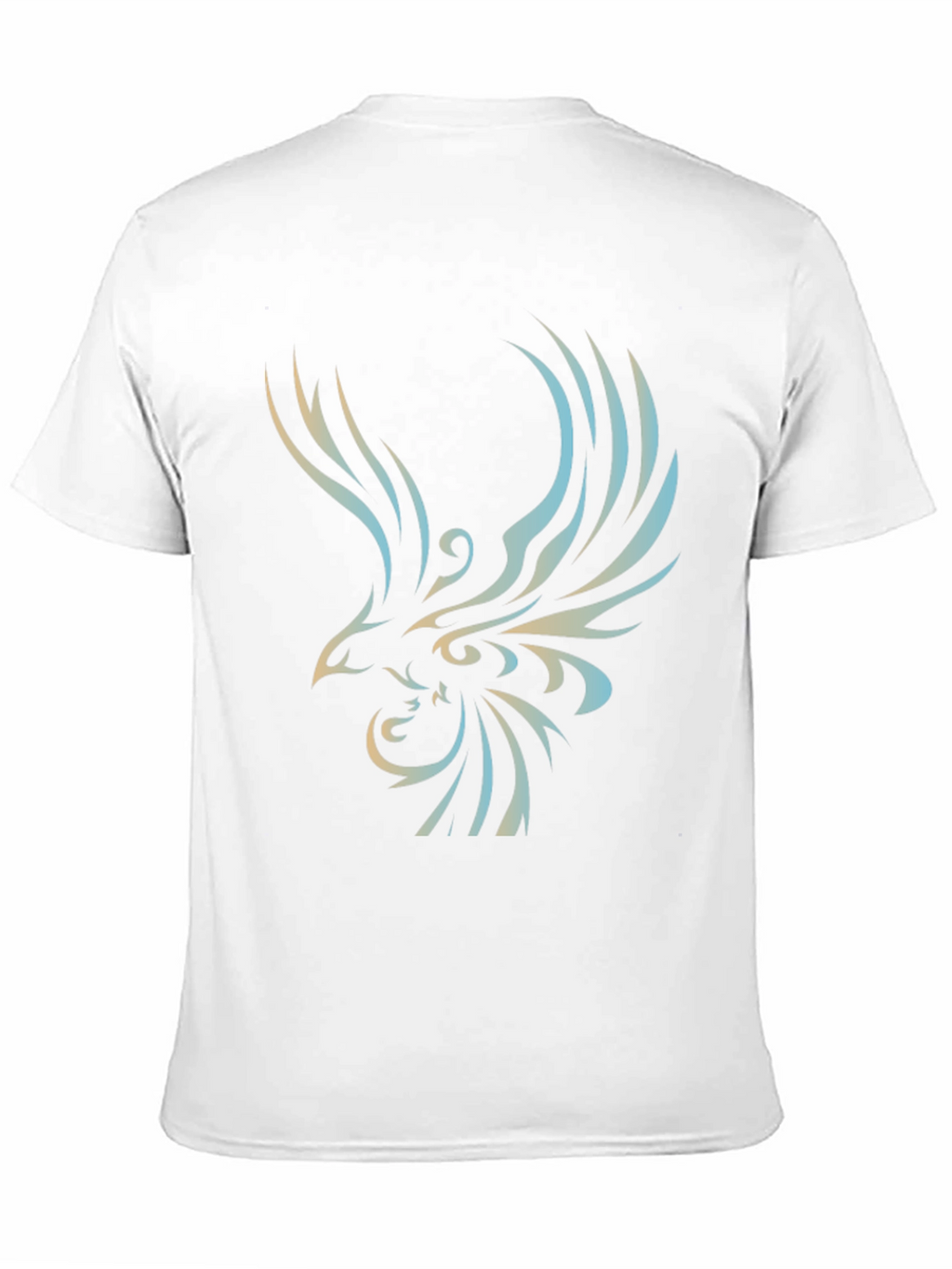 Tribal Eagle Graphic Black T-Shirt