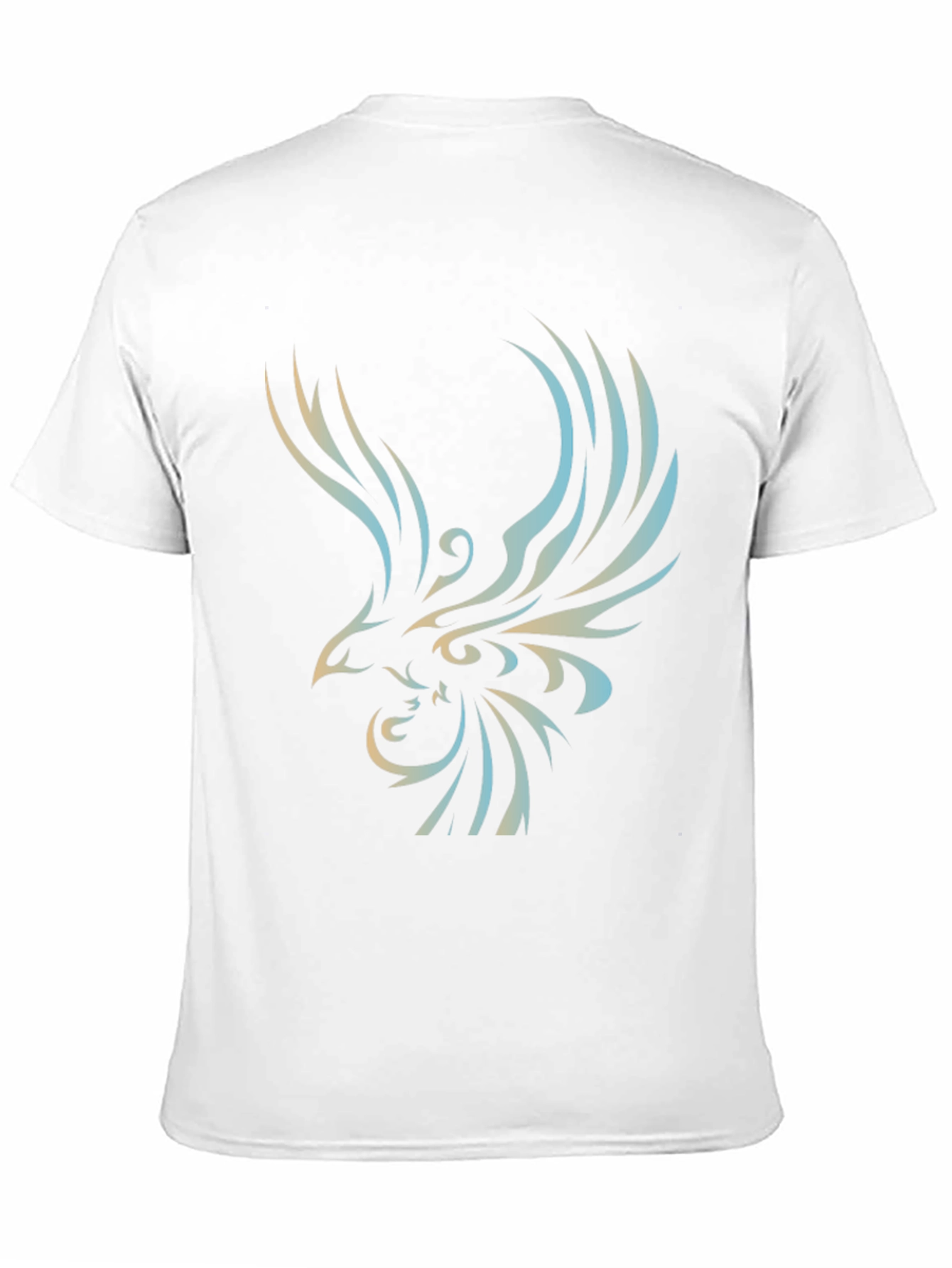 Tribal Eagle Graphic Black T-Shirt