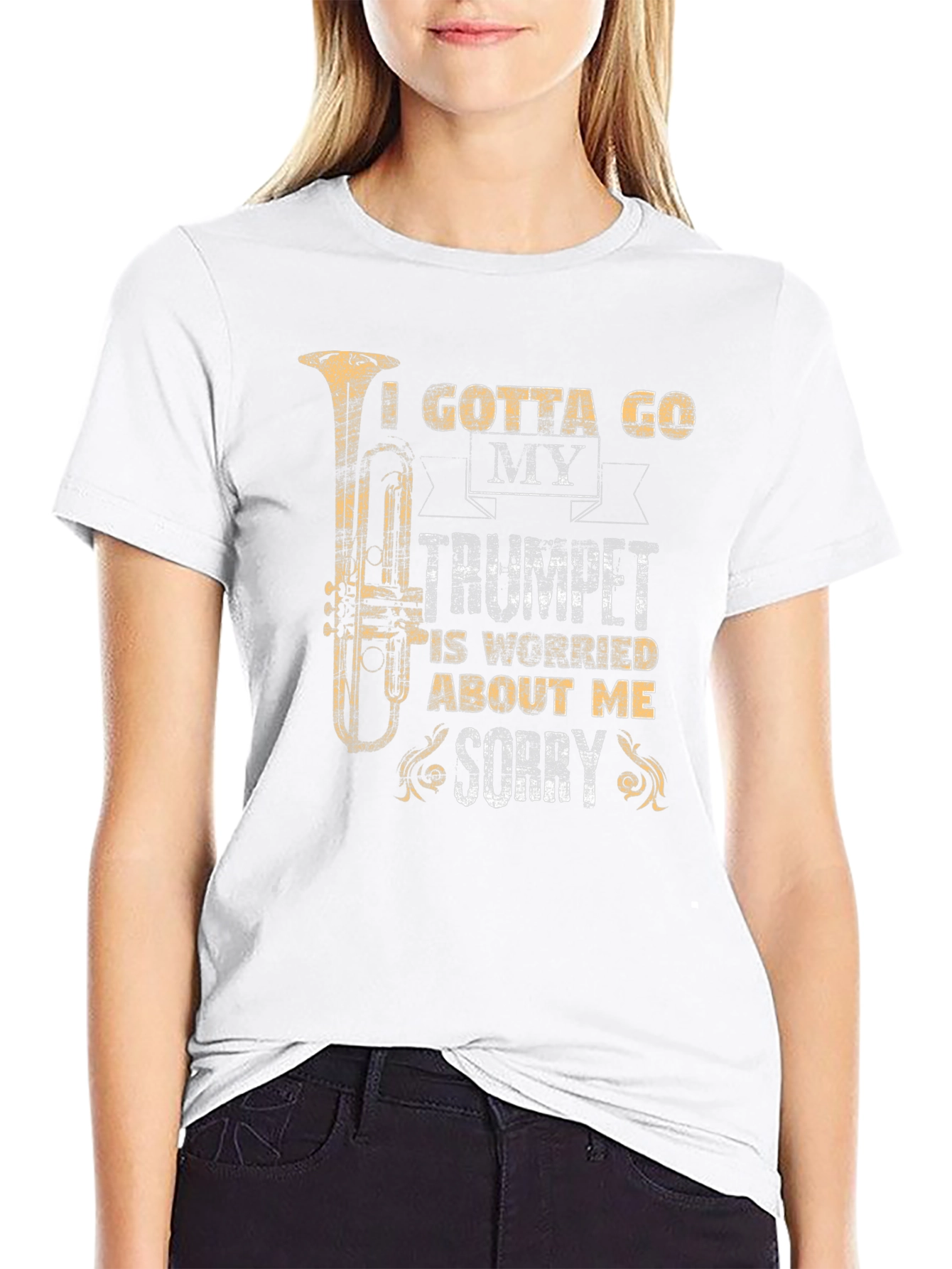 Gotta Go My Trumpet is Worried Graphic Tee