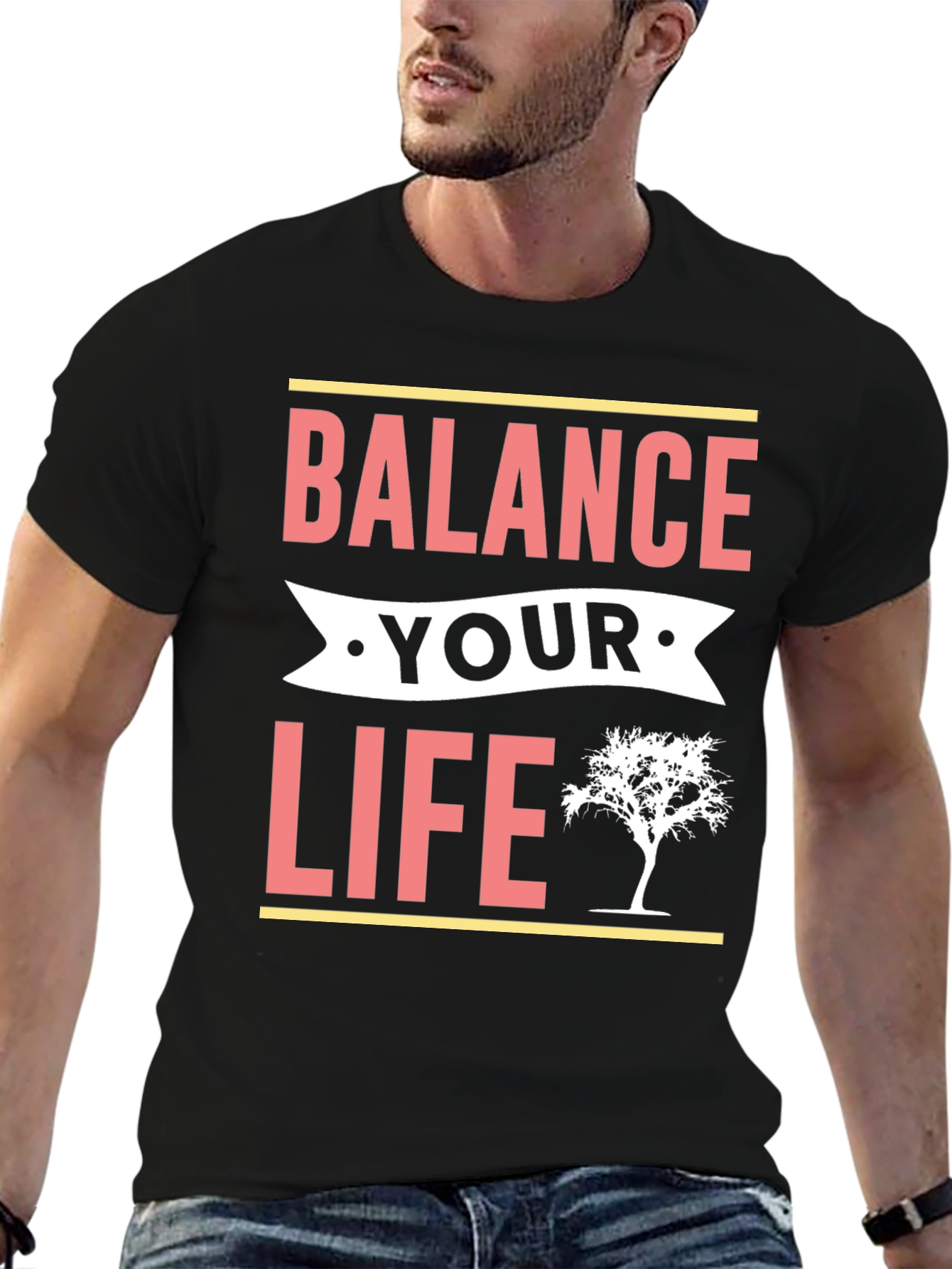 Balance Your Life T-Shirt - Motivational Tee