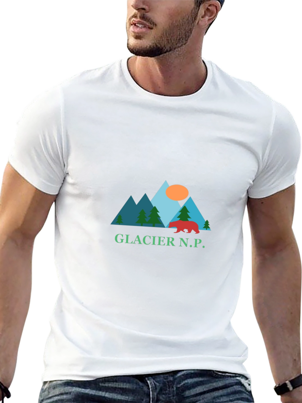 Glacier National Park Graphic Tee