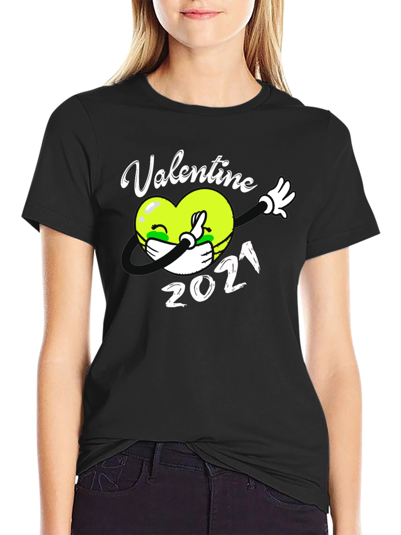 Valentine 2021 T-Shirt Black