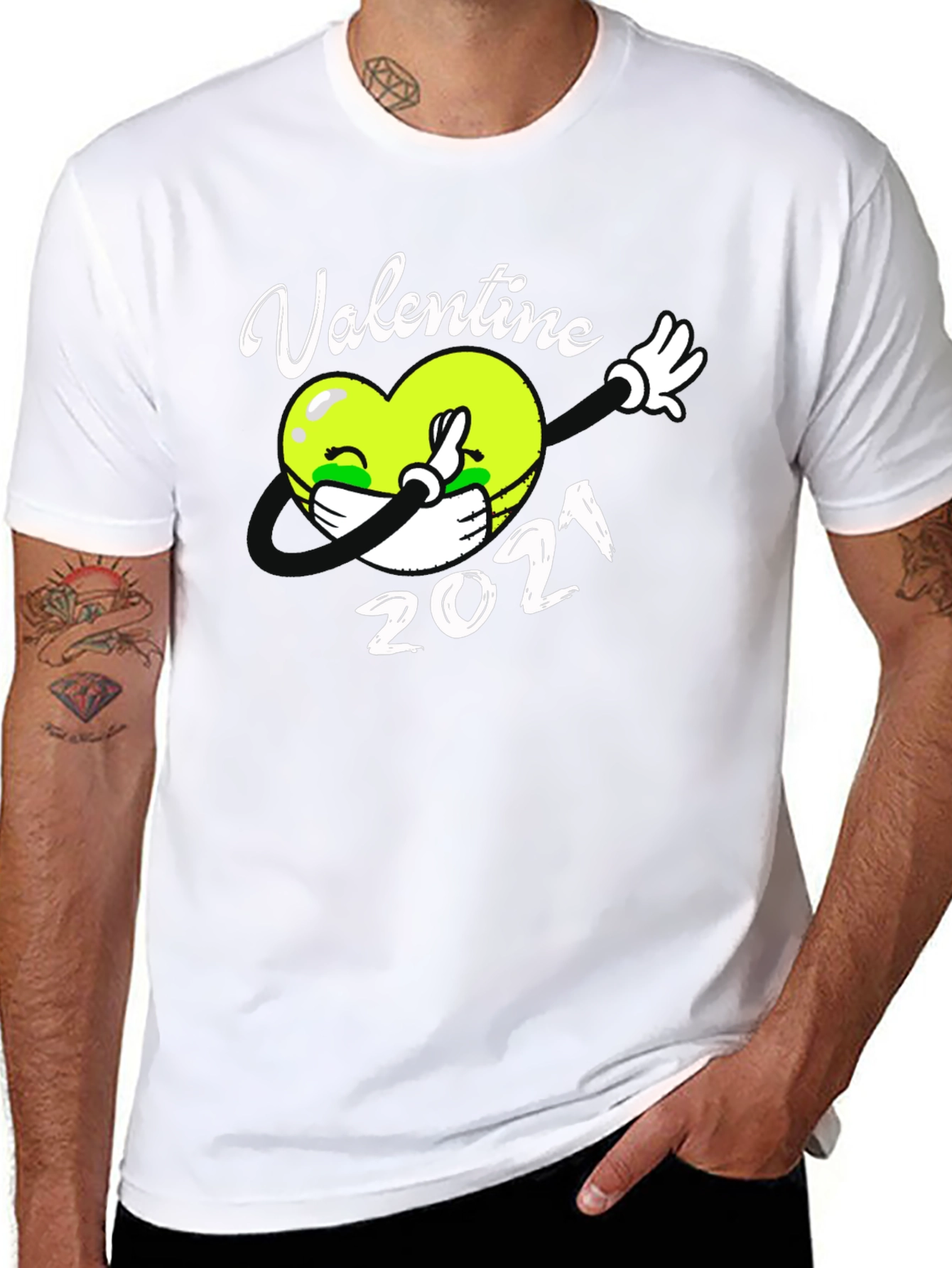 Valentine 2021 T-Shirt Black