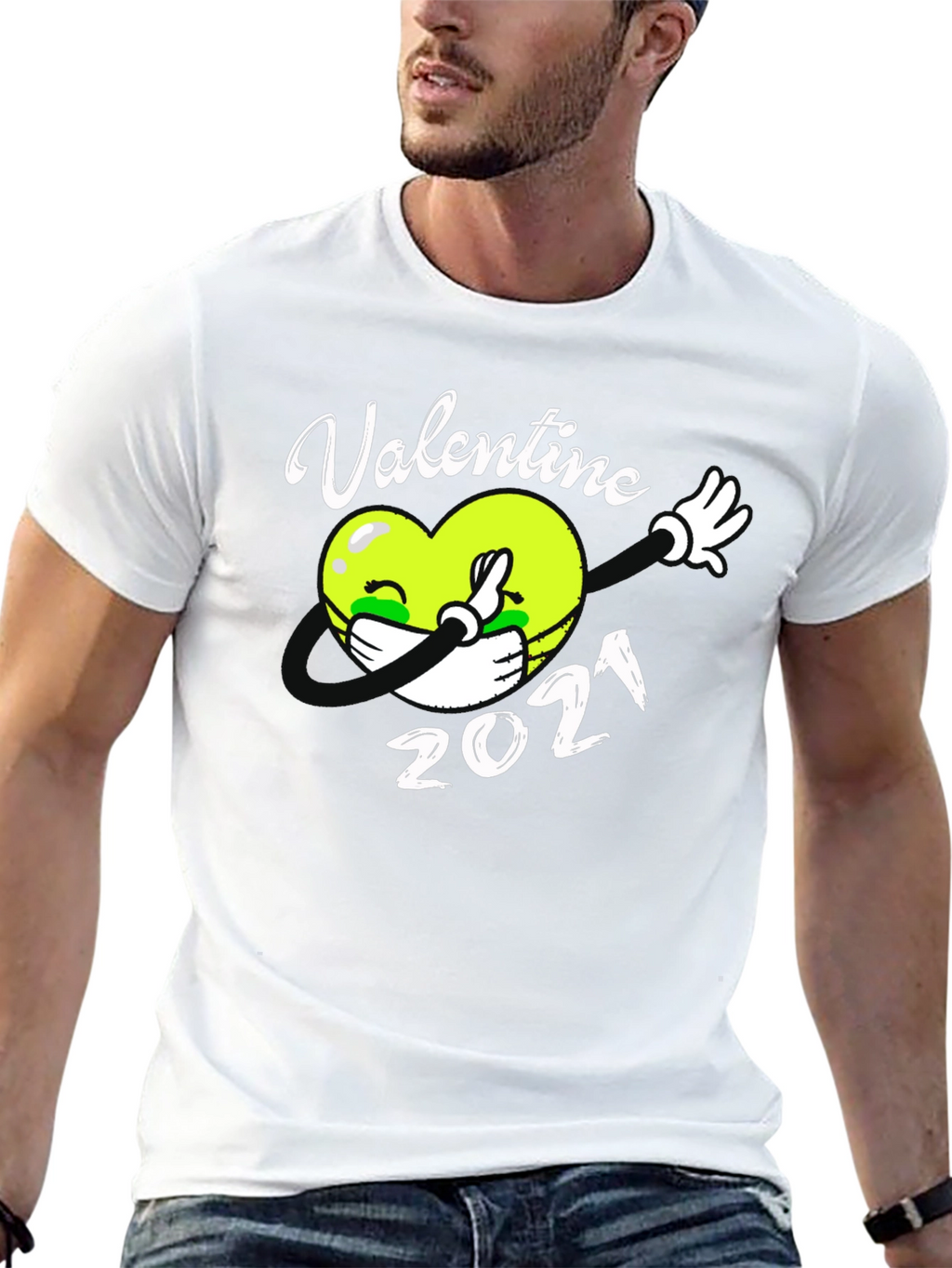 Valentine 2021 T-Shirt Black