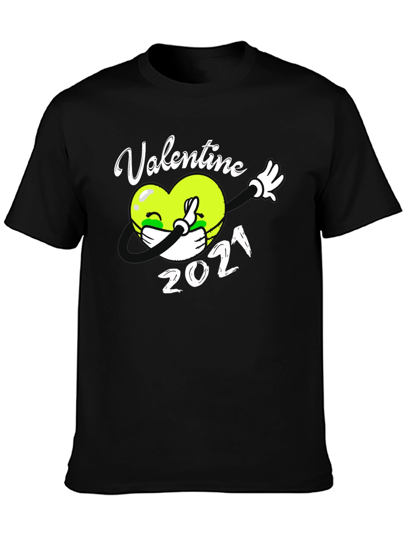 Valentine 2021 T-Shirt Black