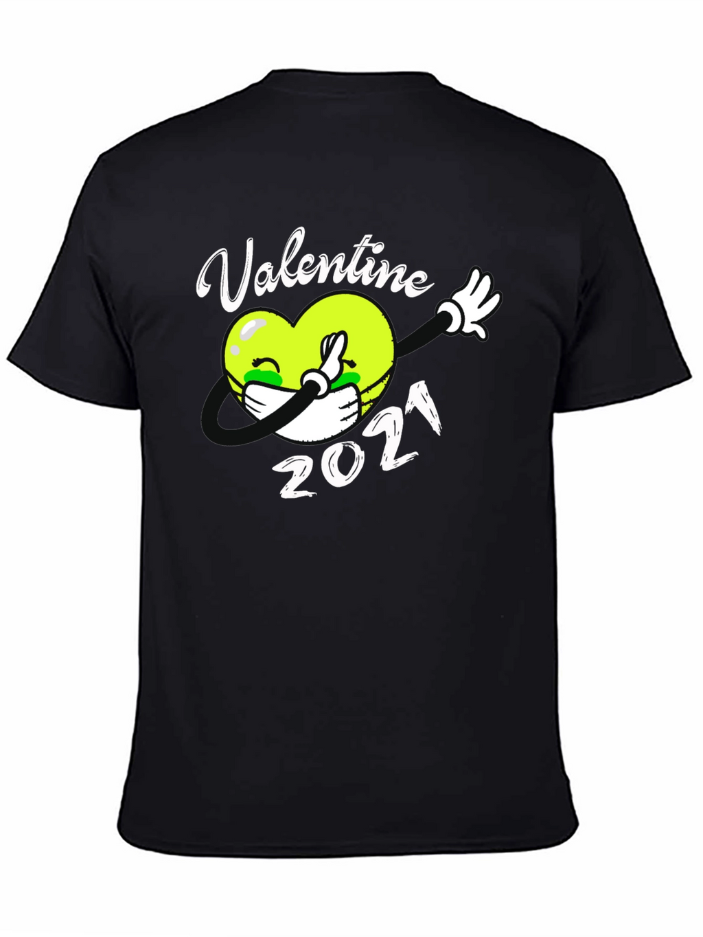 Valentine 2021 T-Shirt Black