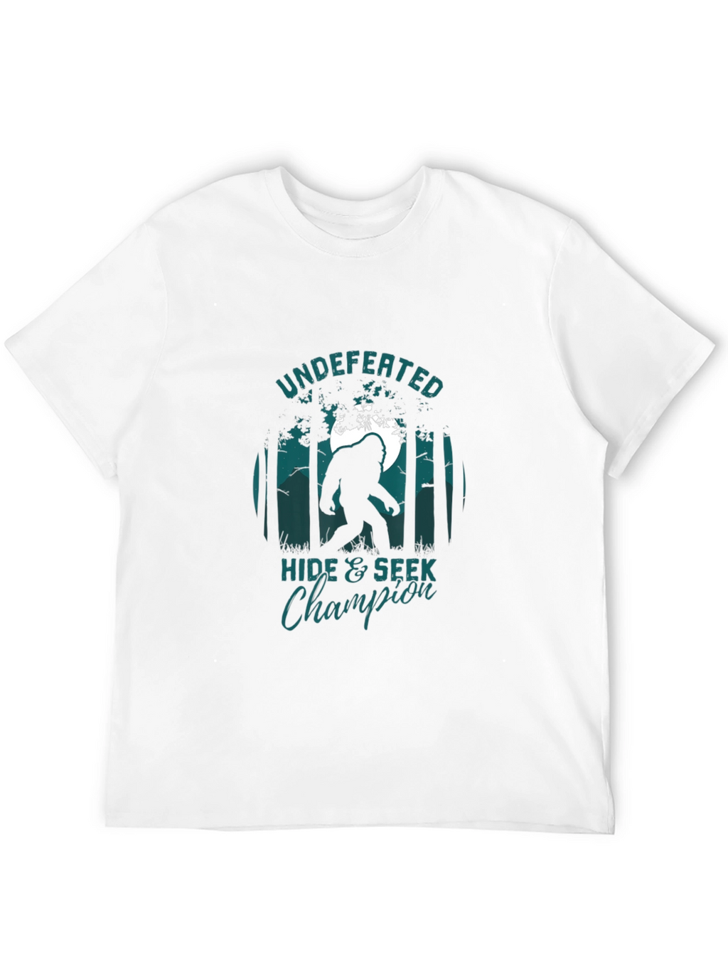 Undefeated Hide & Seek Champion Bigfoot T-Shirt