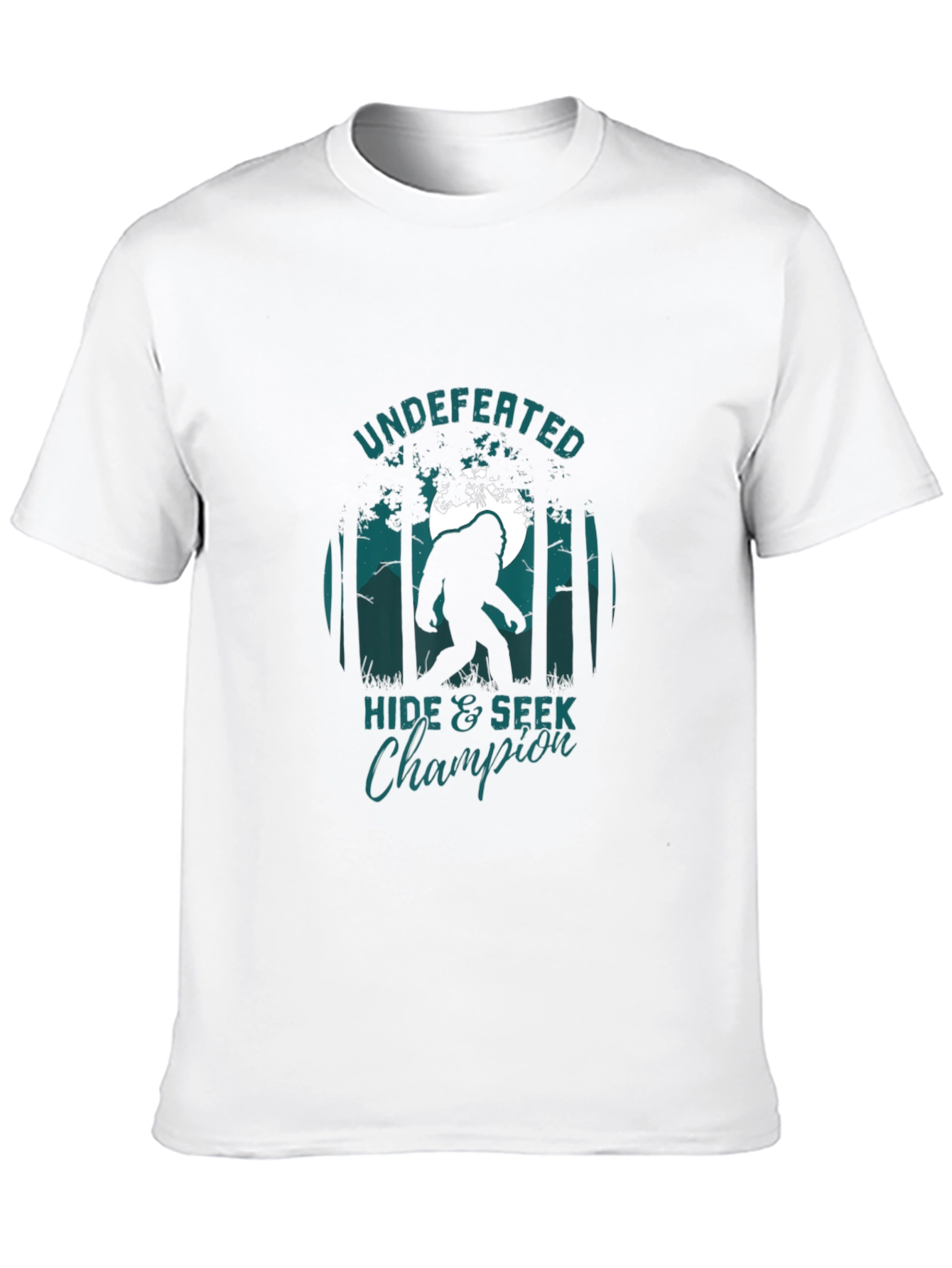 Undefeated Hide & Seek Champion Bigfoot T-Shirt