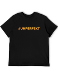#UNPERFEKT Black Cotton Graphic T-Shirt