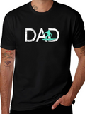 Dad Surfer Graphic Tee - Cool Fathers Day Shirt