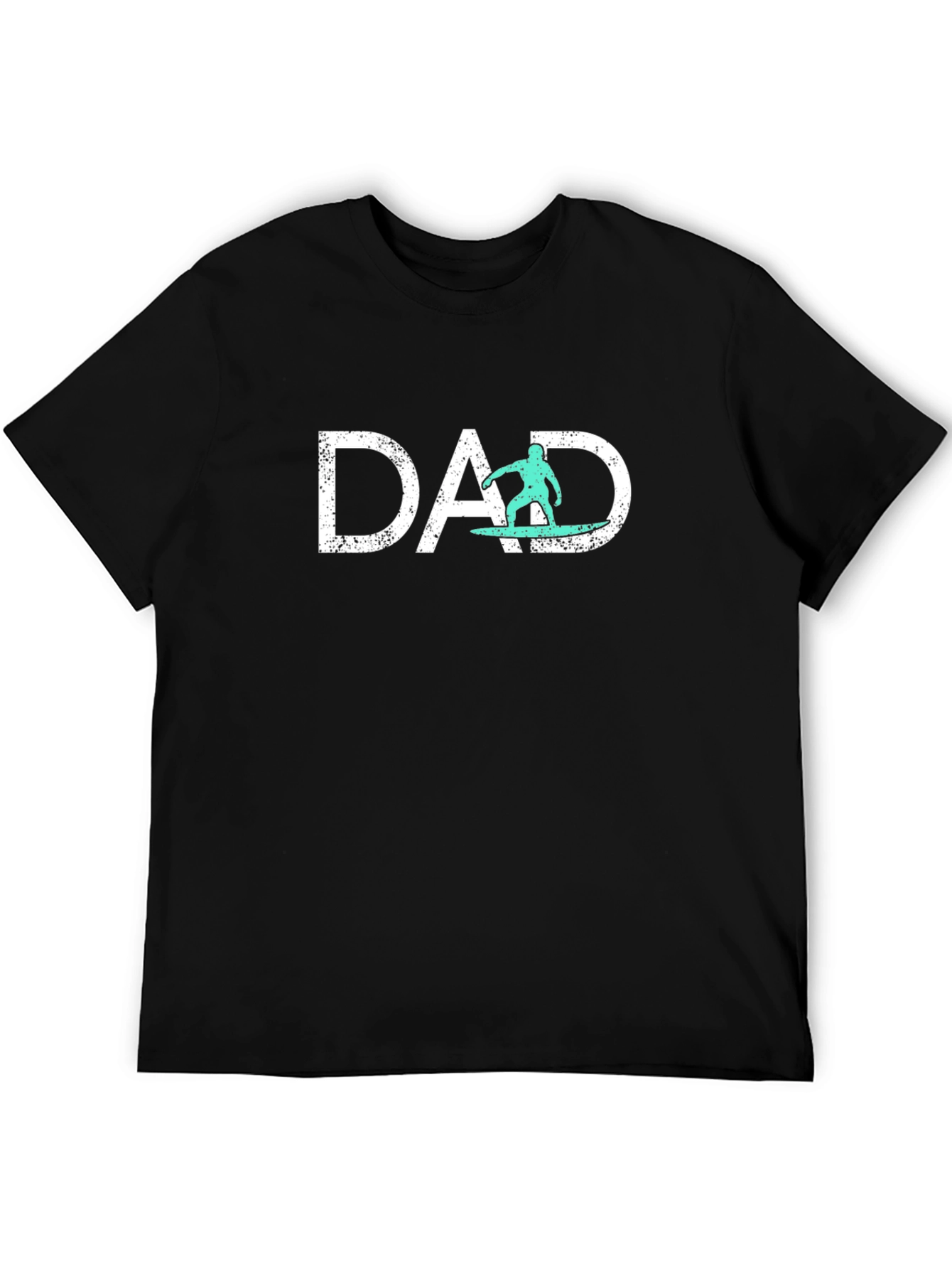 Dad Surfer Graphic Tee - Cool Fathers Day Shirt